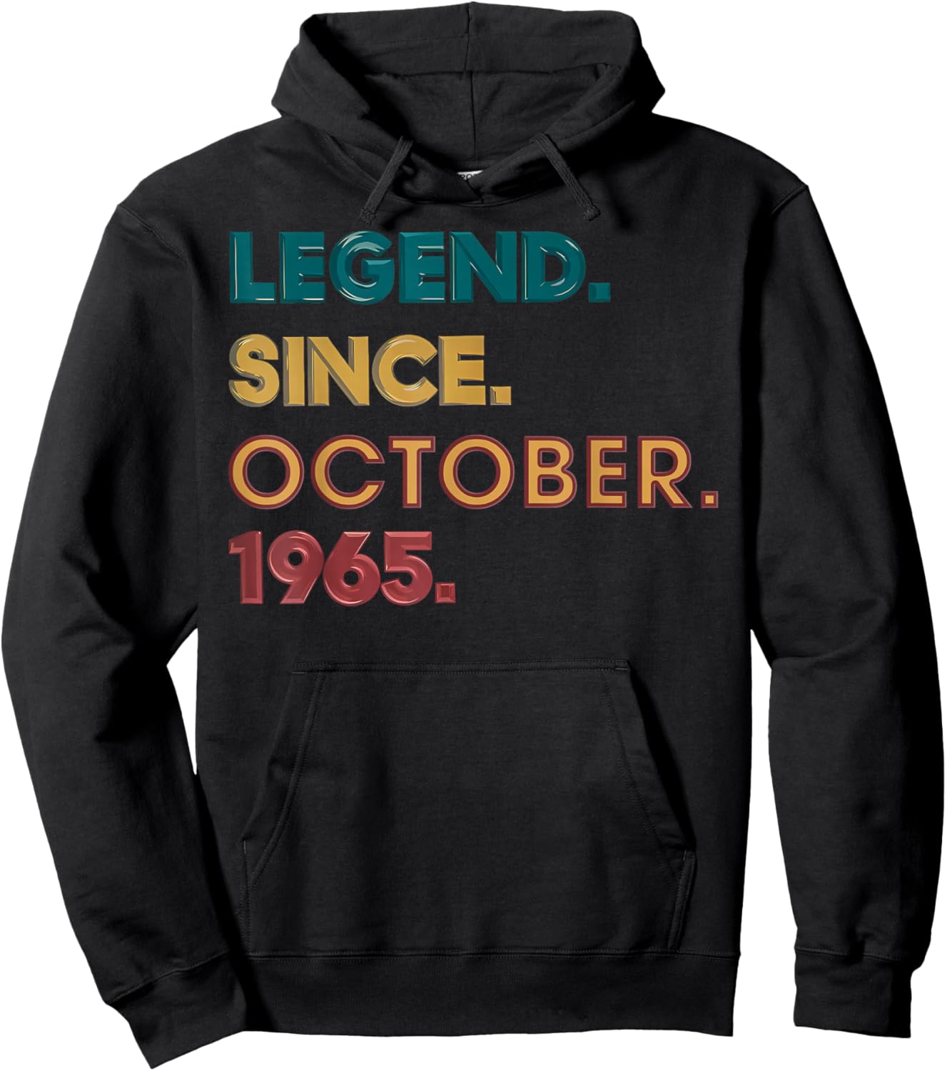 Legend 1965 60th Birthday Gifts Women 60 Year Old Hoodie - Hoodie | Black