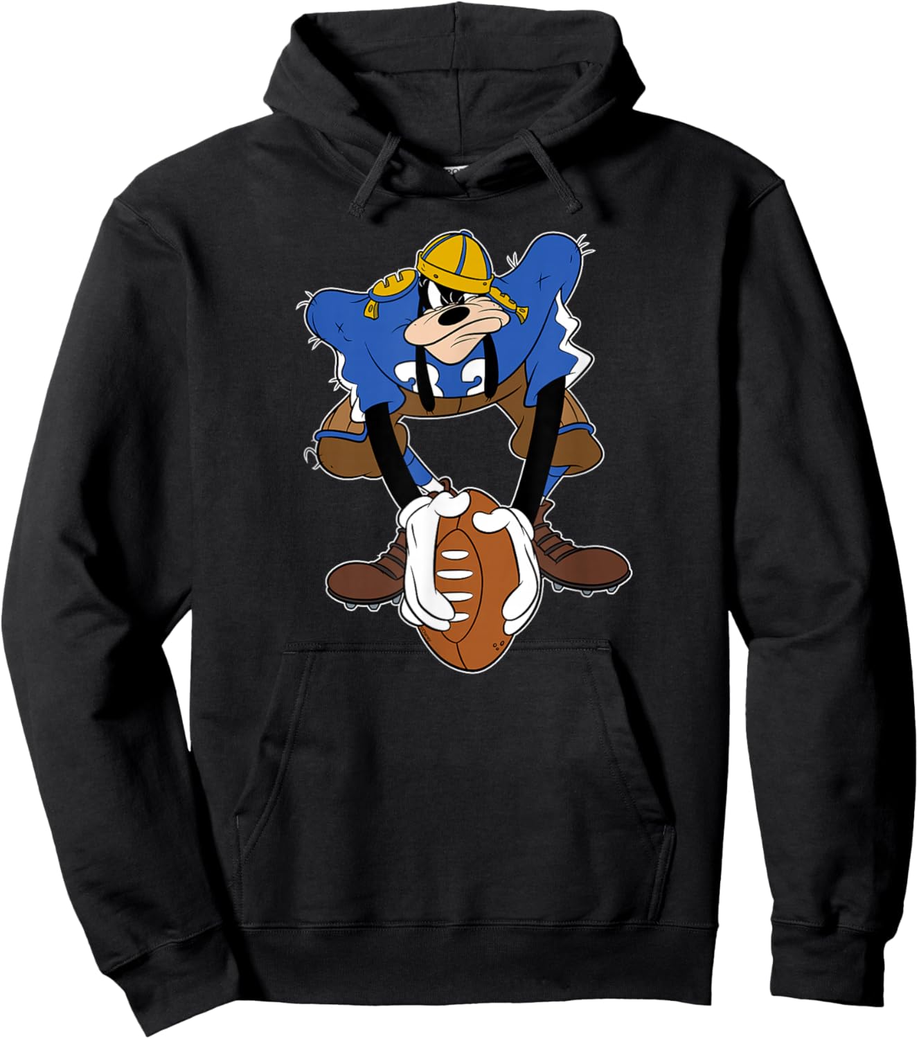 Disney Sports Goofy Football Team Player Hoodie - Hoodie | Black