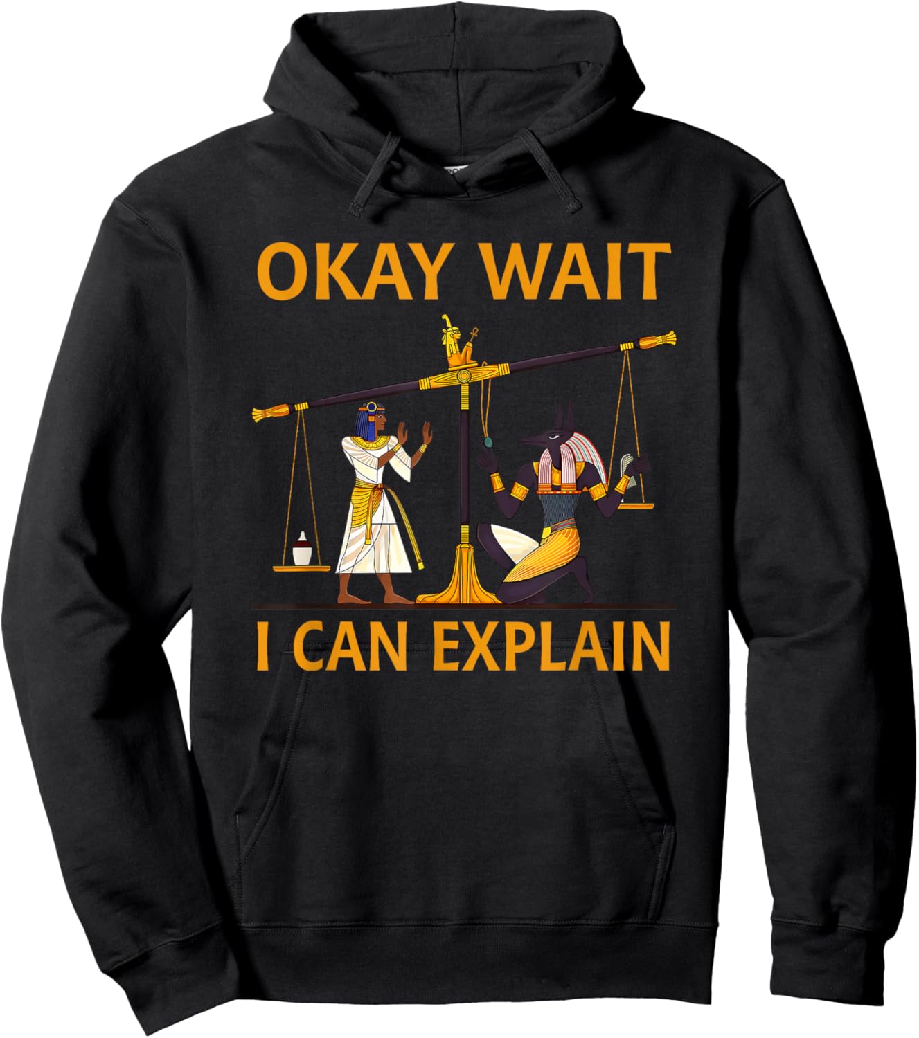 Okay Wait i can Explain Hoodie - Hoodie | Black
