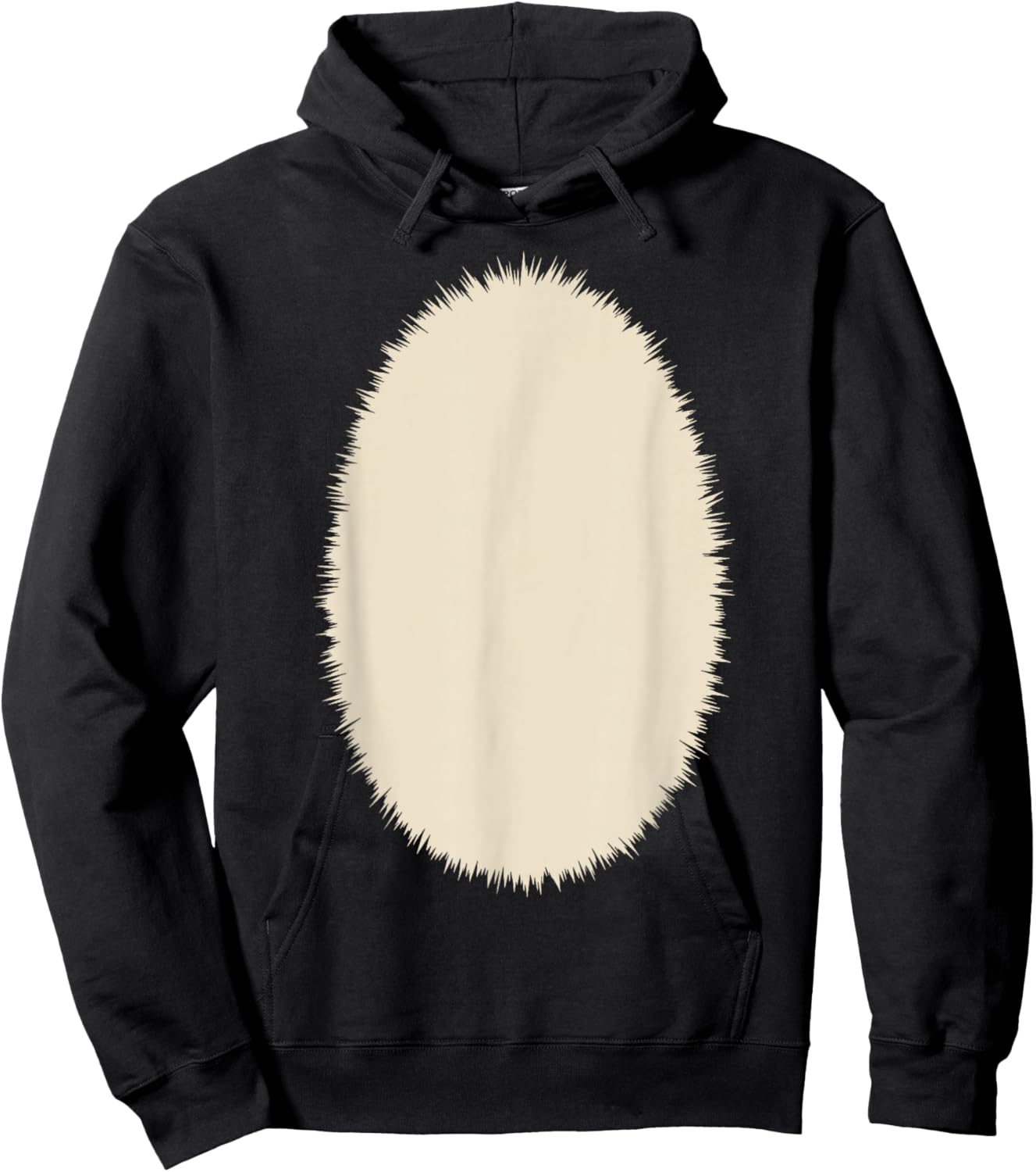 Deer Belly Costume Funny Reindeer Sven Adult Cute Matching Hoodie - Hoodie | Black