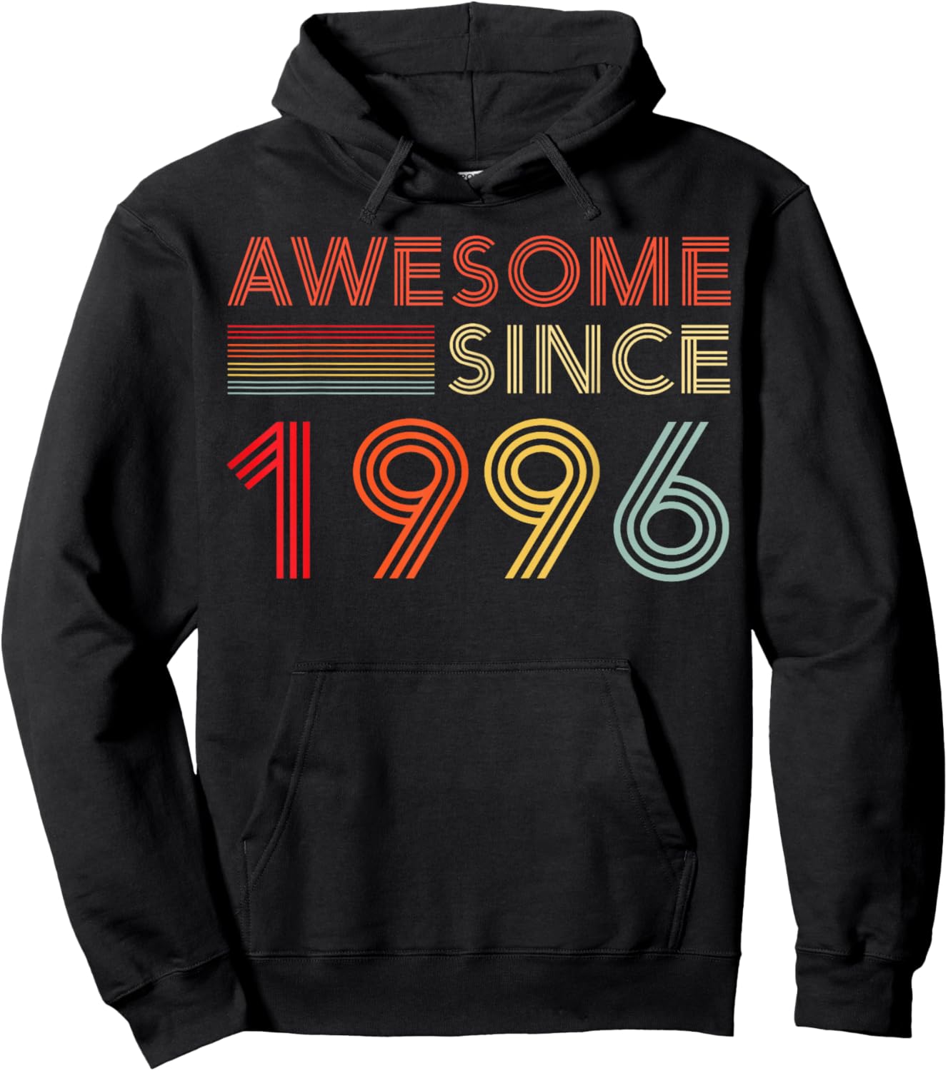 30 Birthday Decorations Men 30yr Awesome 1996 30th Birthday Hoodie - Hoodie | Black
