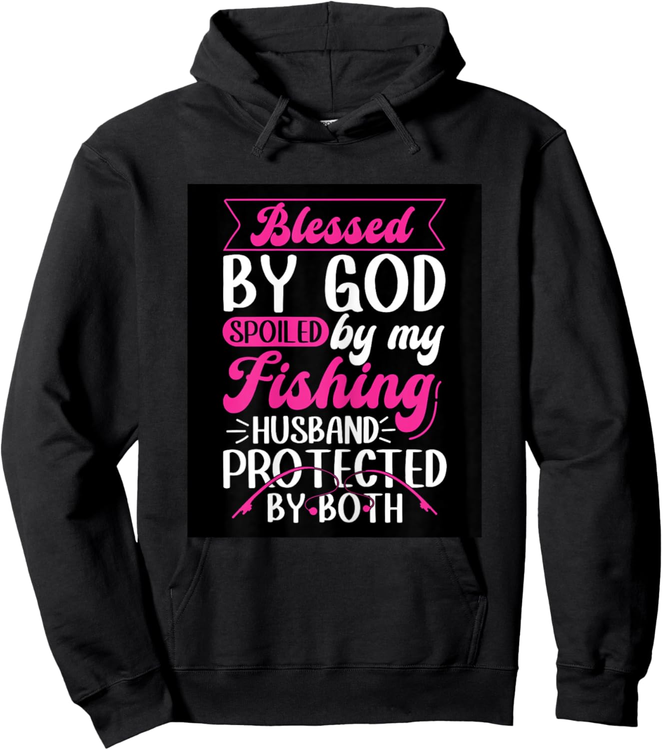 Fishing Wife Hoodie - Hoodie | Black