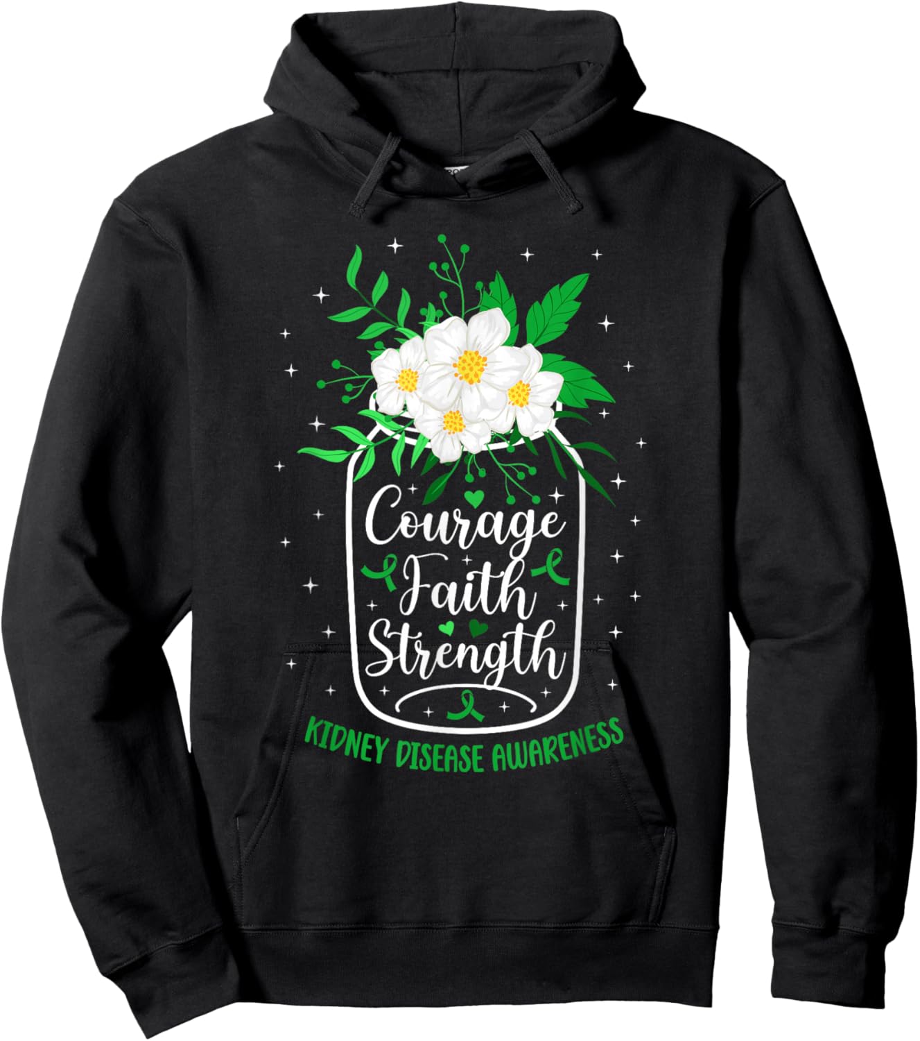 Kidney Disease Awareness Kidney Disease Survivor Hoodie - Hoodie | Black
