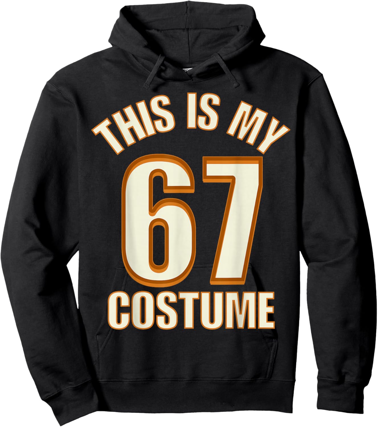 This is My Halloween 67 Costume Lazy Brainrot Meme Boys Kids Hoodie - Hoodie | Black