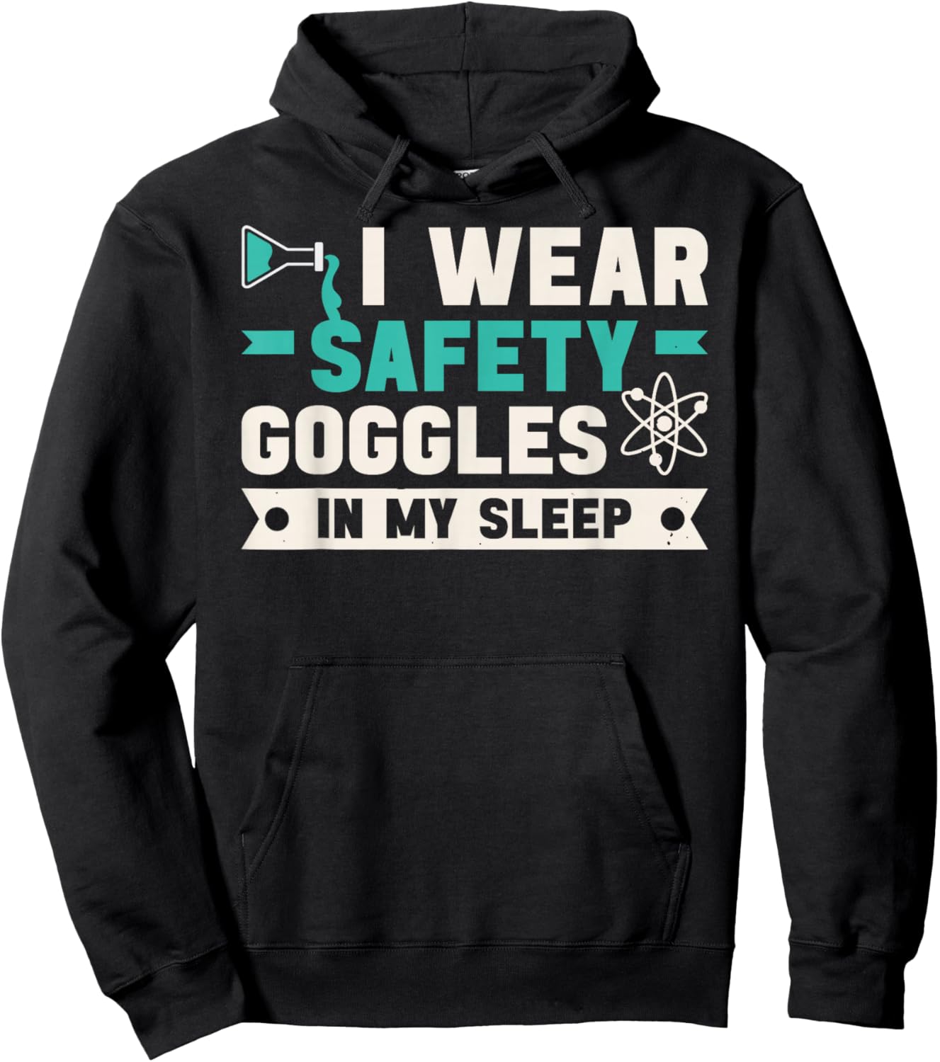 Chemist Laboratory Safety Goggles Chemistry Quote Workers Hoodie - Hoodie | Black