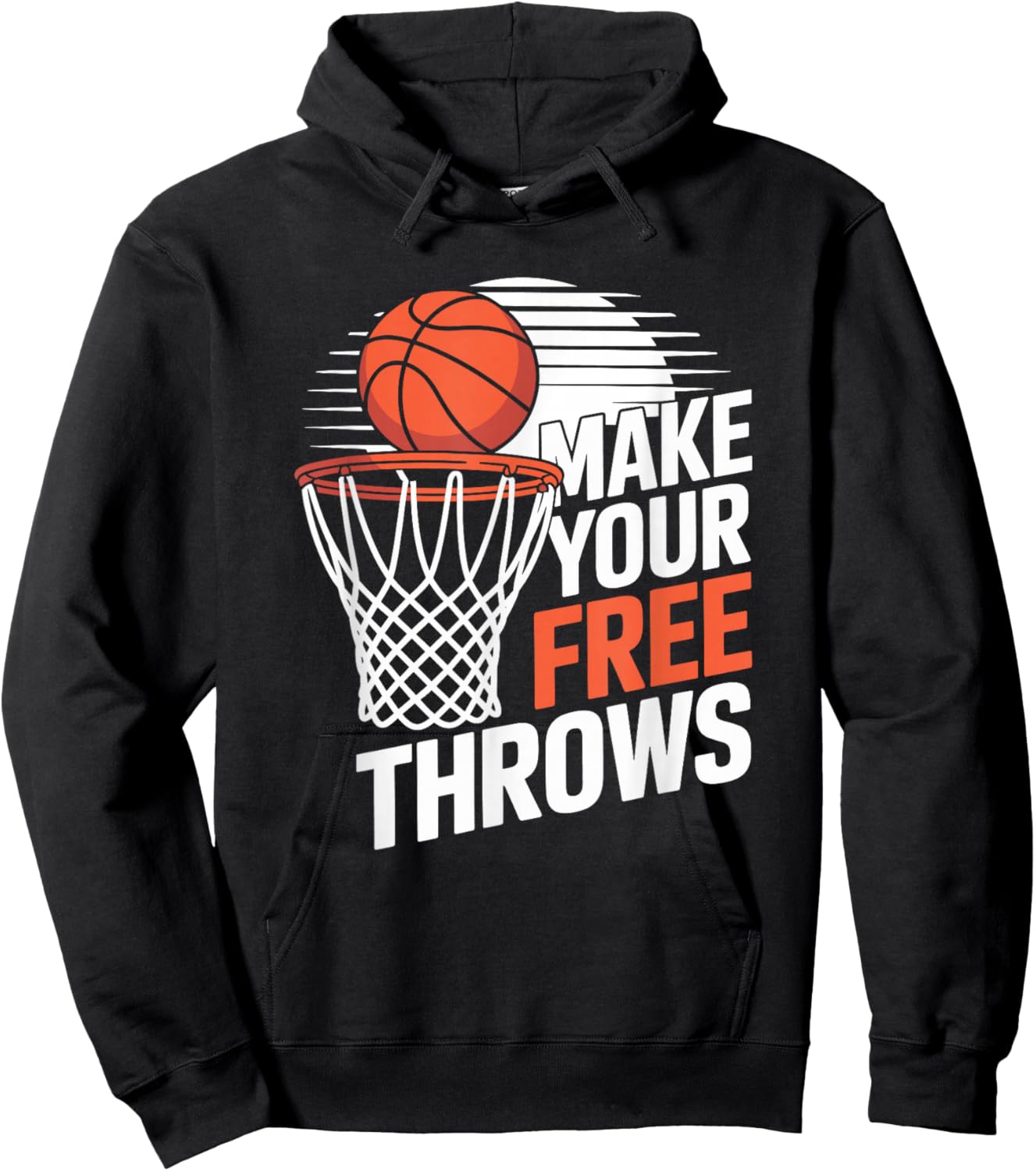Basketball Coach Player Team, Make Your Free Throws Hoodie - Hoodie | Black