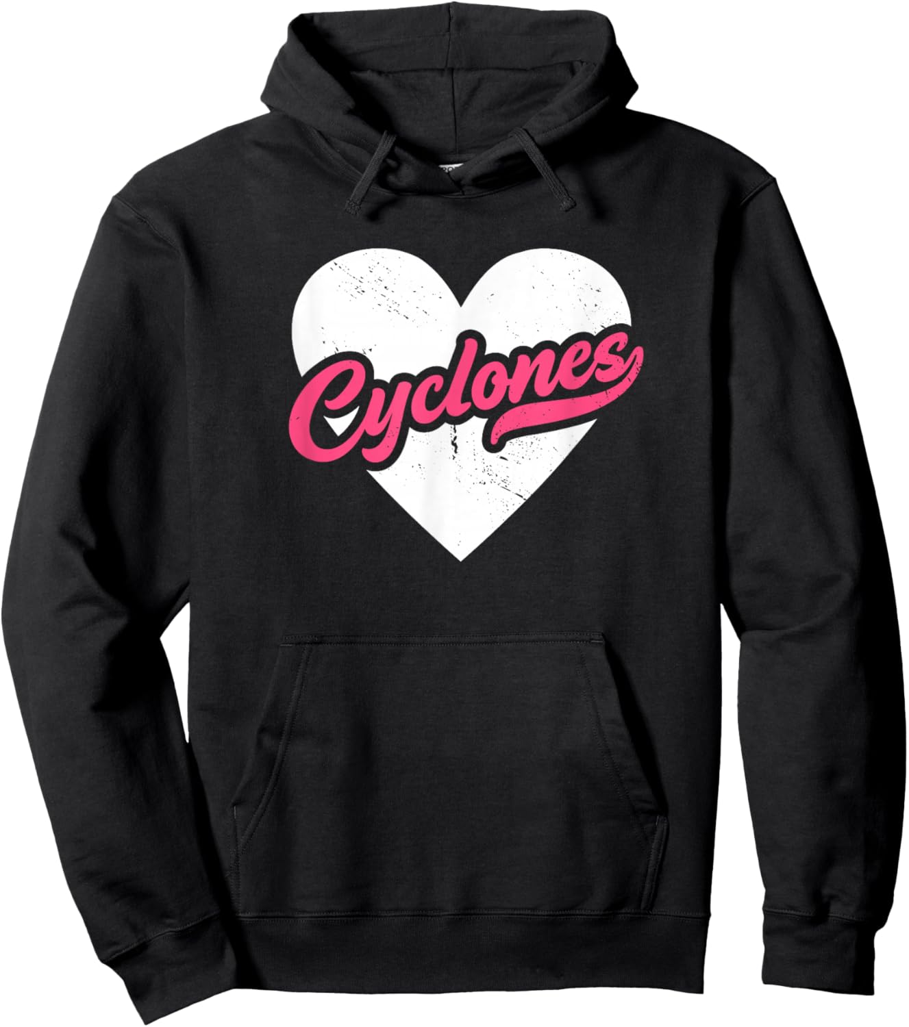 Vintage Cyclones School Spirit Go Cyclones Love Hoodie - Hoodie | Black