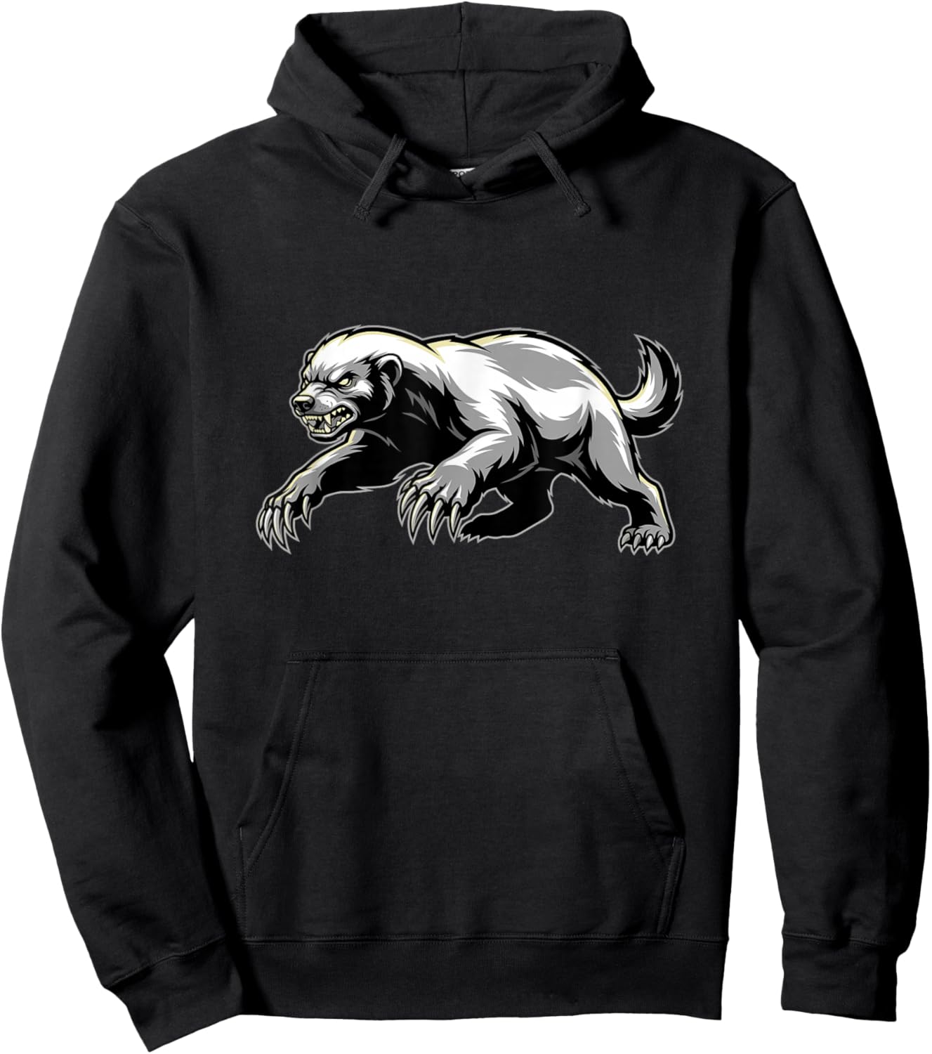Angry Honey Badger Hoodie - Hoodie | Black