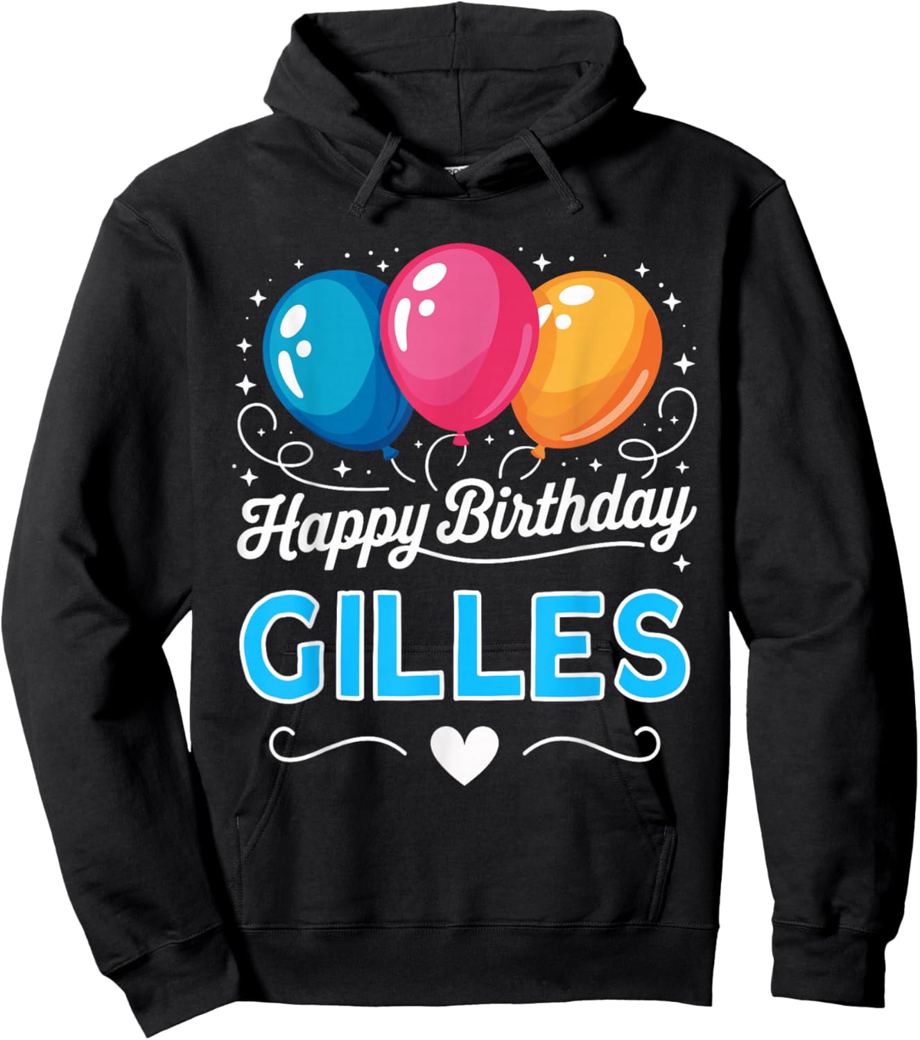 Happy Birthday Gilles Hoodie - Hoodie | Black