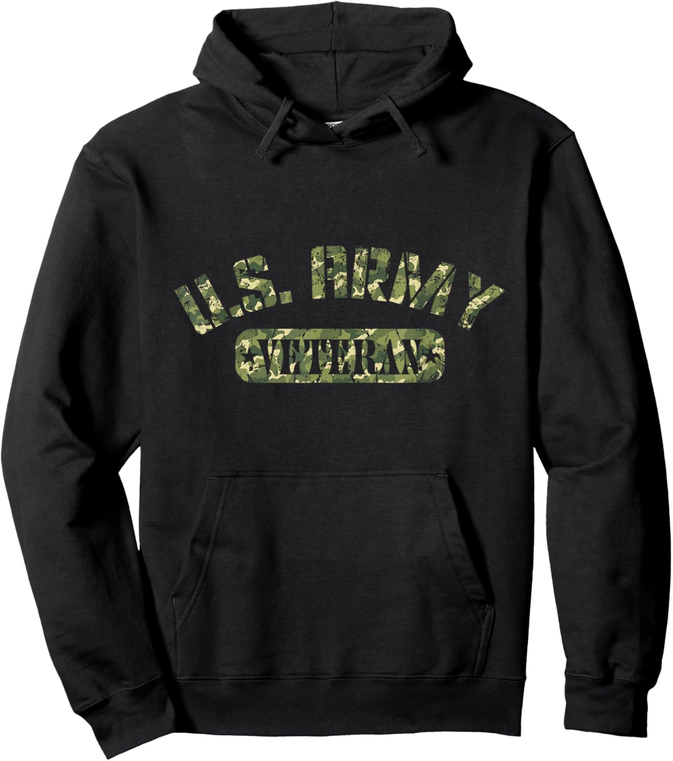 US Veteran Dad Veterans Day Birthday Thank You Hoodie - Hoodie | Black