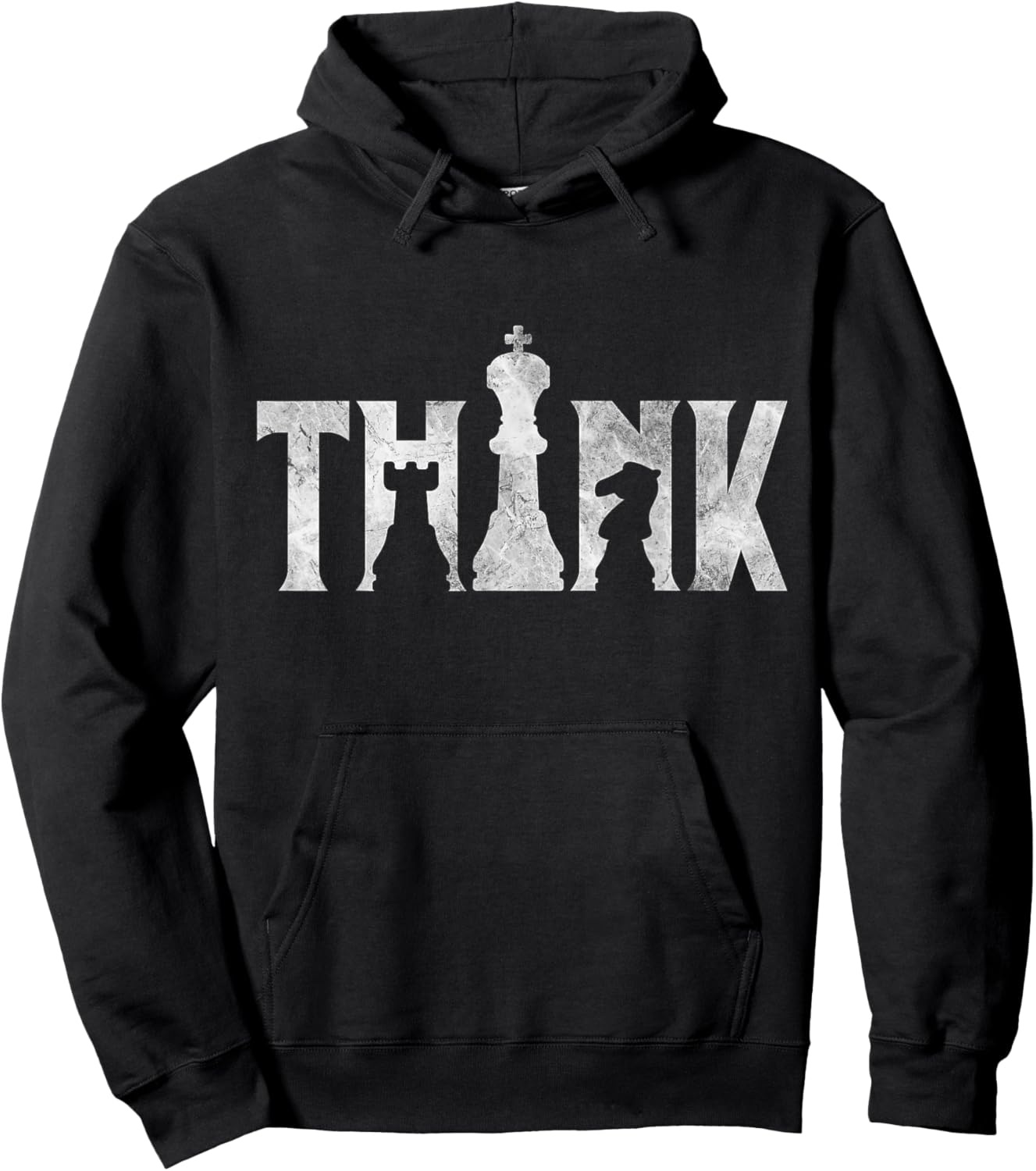 Think Chess Pieces Player Gifts Chessmaster Chess Love Hoodie - Hoodie | Black