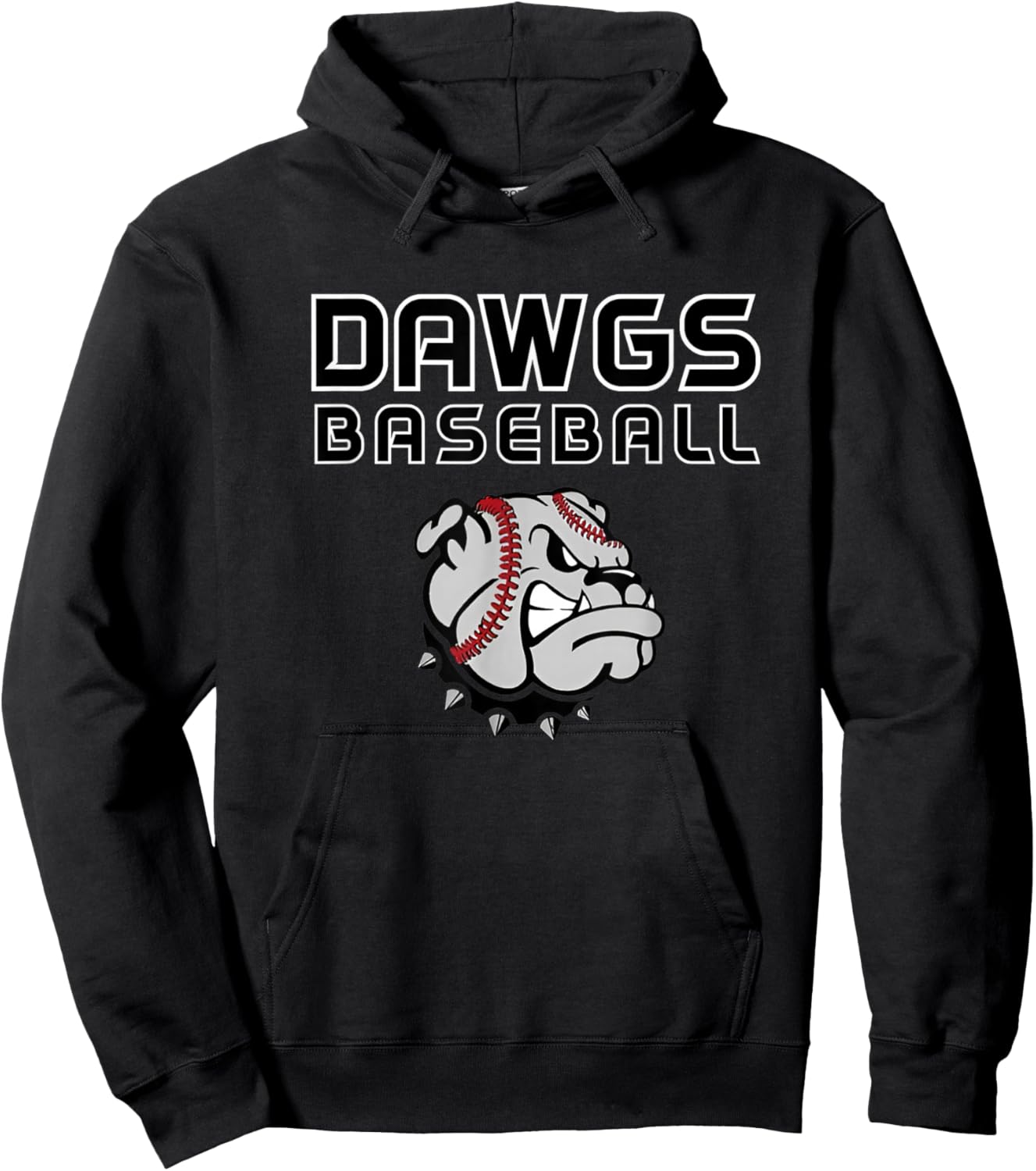 Dawgs Baseball Black Hoodie - Hoodie | Black