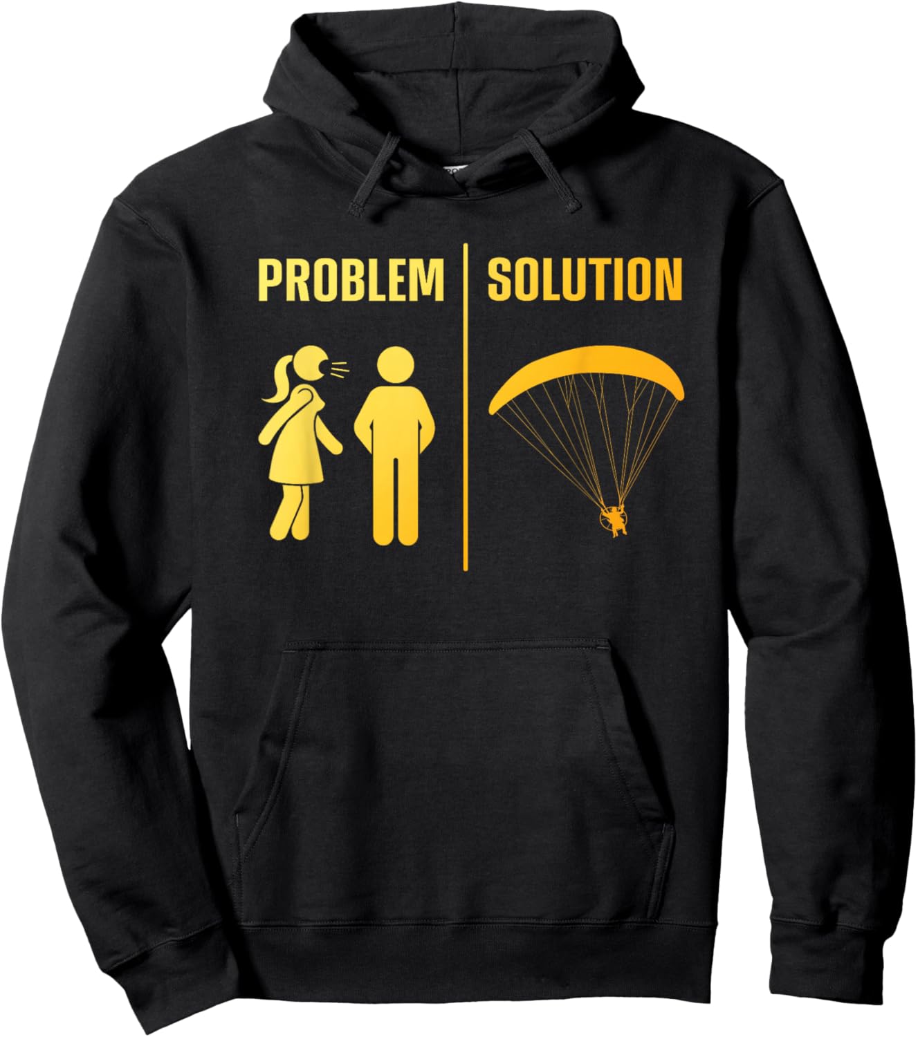 Paramotor Design Husband Paramotoring PPG Paramotor Hoodie - Hoodie | Black