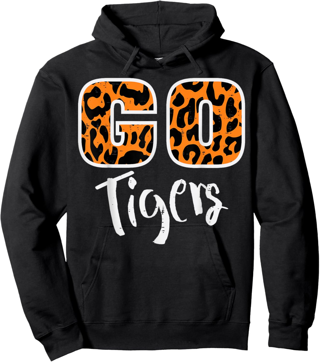 Go Tiger Men Women Kids Girls Youth Boys Teen Hoodie - Hoodie | Black