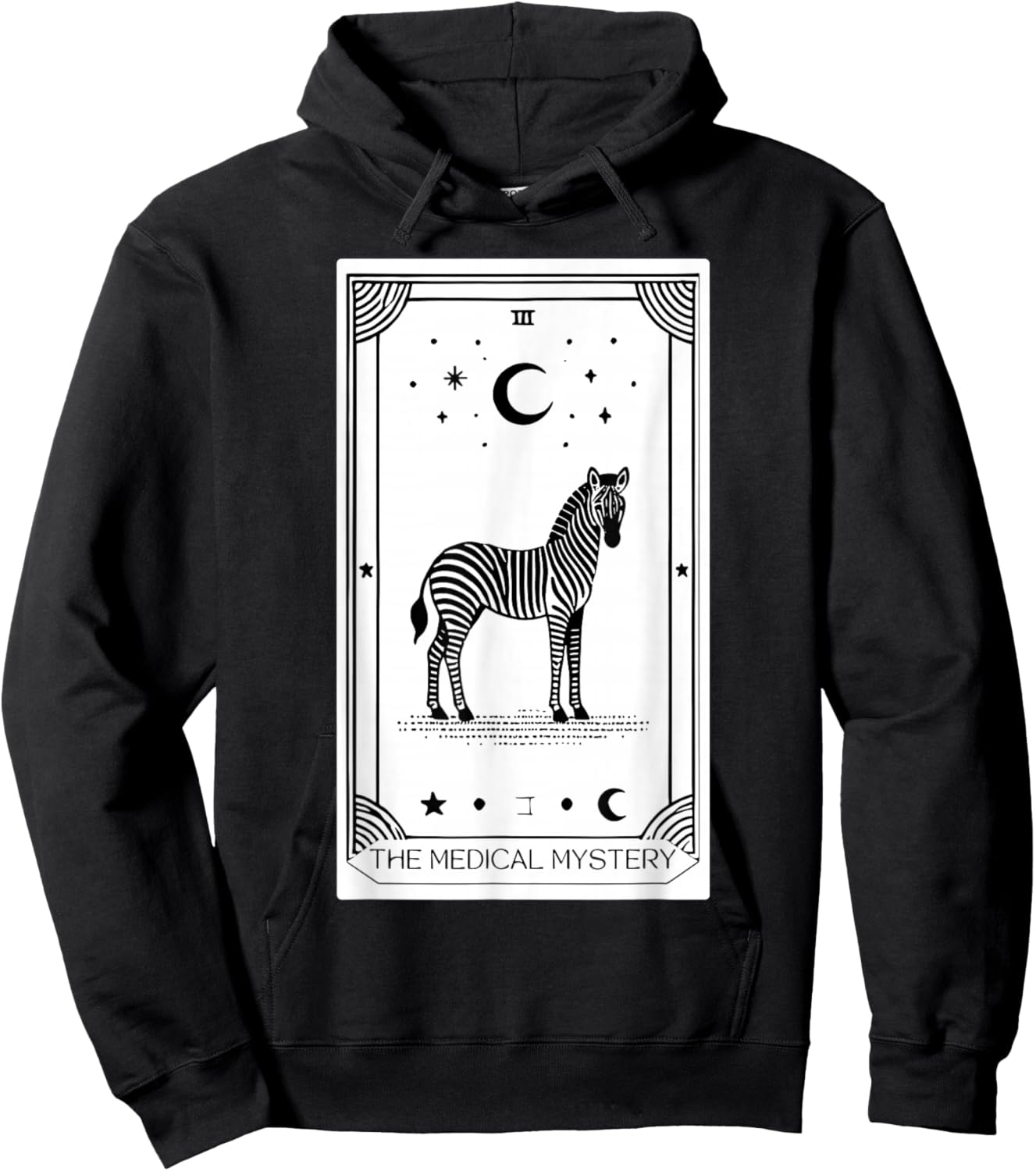 Rare Disease Tarot Card Medical Mystery Hidden Disability Hoodie - Hoodie | Black