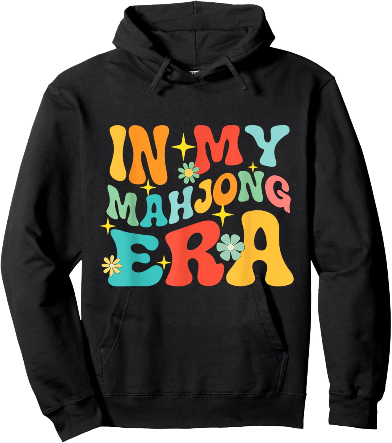 in My Mahjong Era - Mah Jong Player Casino Gambling Hoodie - Hoodie | Black