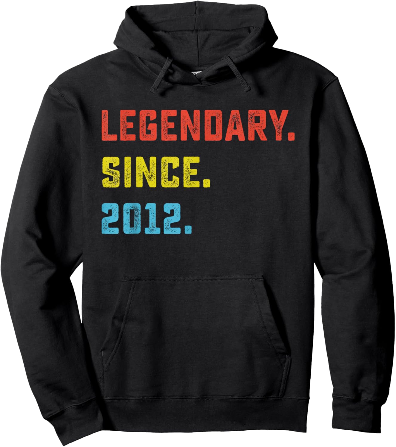 14th Birthday Gift Legendary Since 2012 14 Years Old Hoodie - Hoodie | Black