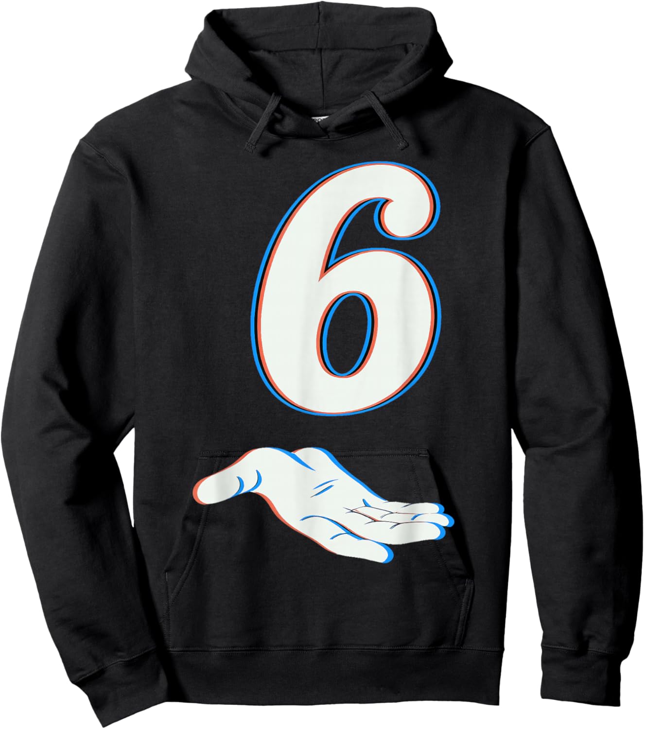 Number 6 Matching 67 Six Seven Meme Couple Halloween Costume Hoodie - Hoodie | Black