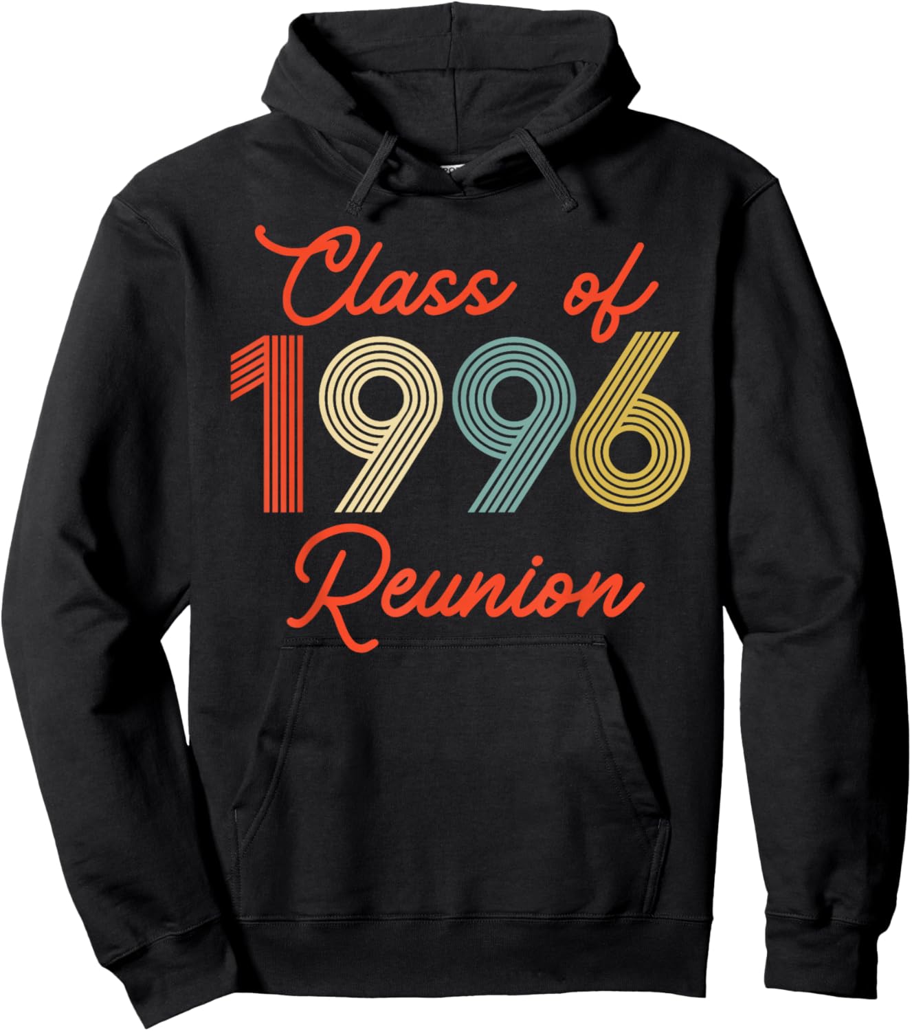 Vintage Class of 1996 Reunion High School Party Matching Hoodie - Hoodie | Black