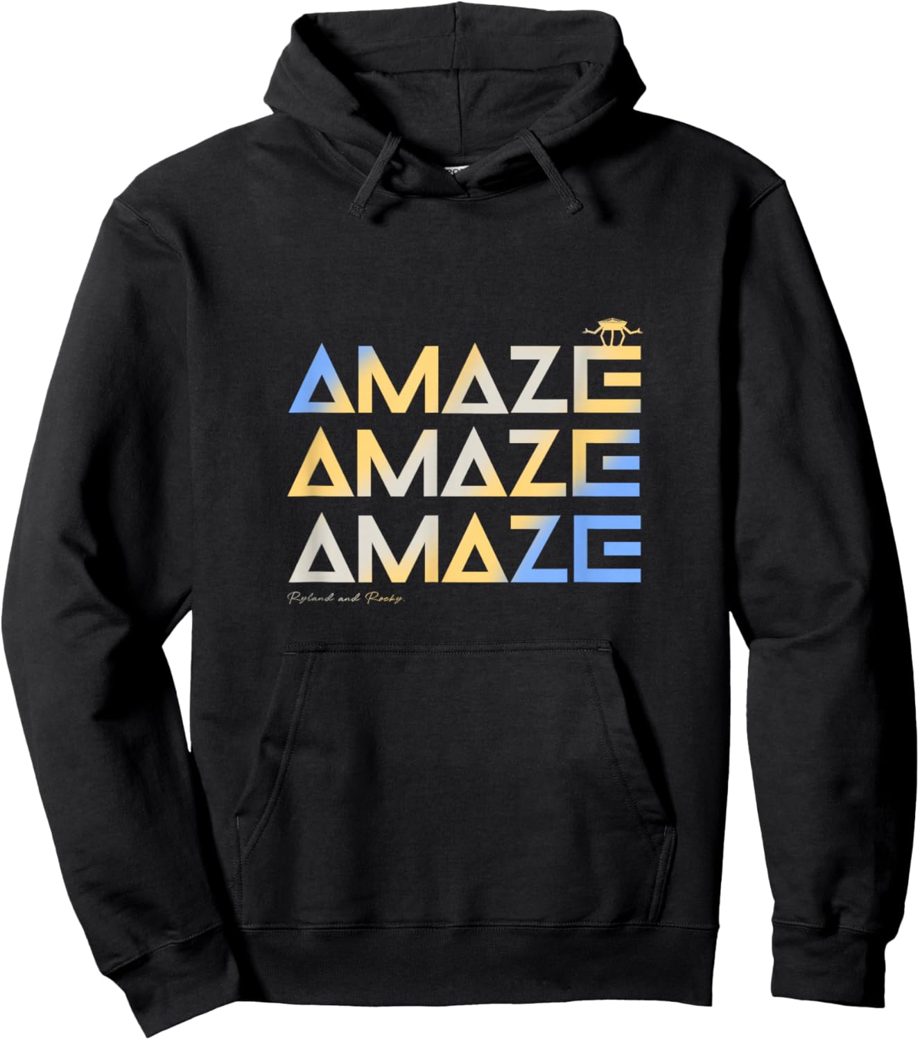 Funny Space Quote Amaze. Project Hoodie - Hoodie | Black