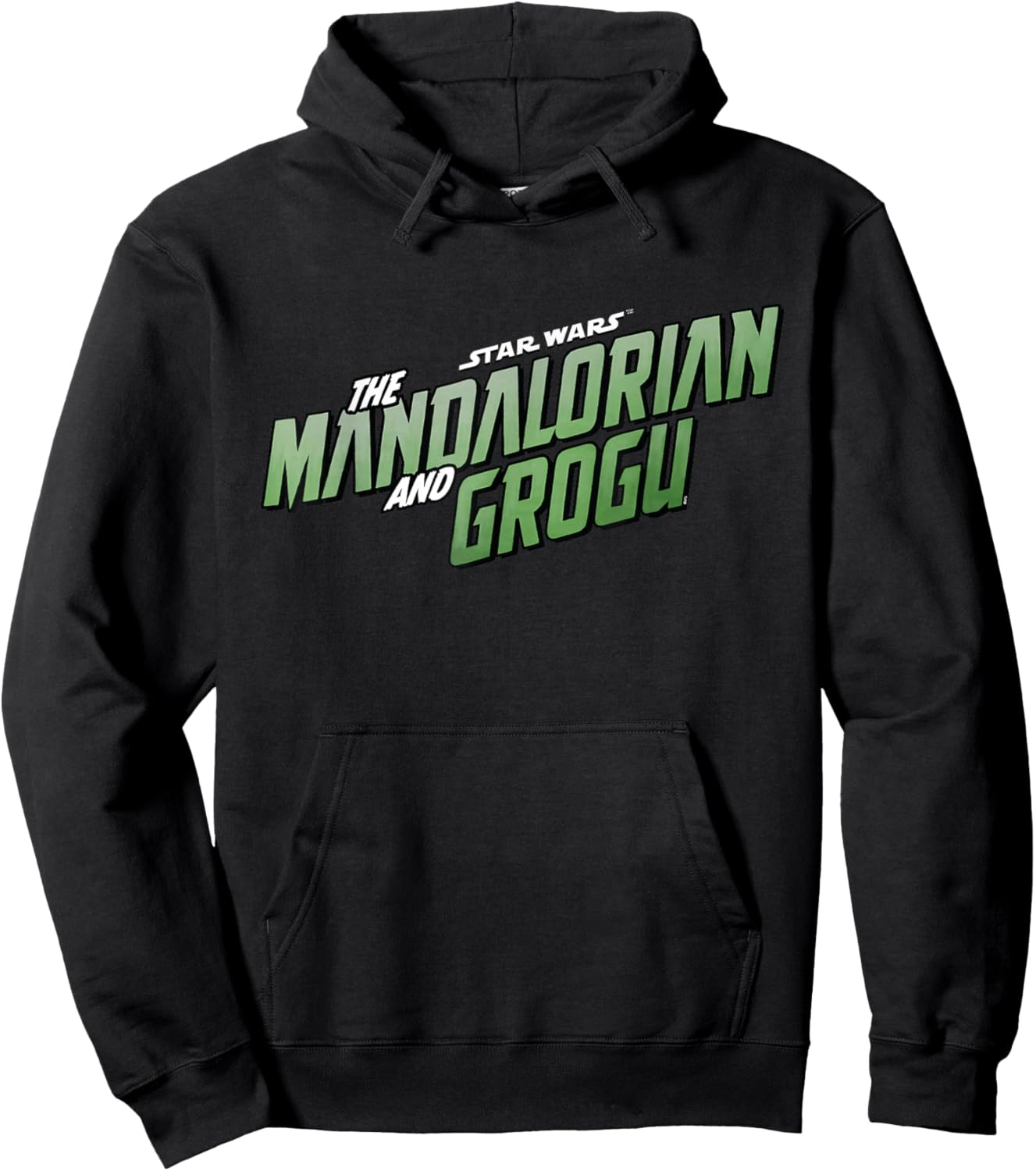 Star Wars The Mandalorian and Grogu Official Movie Logo Hoodie - Hoodie | Black