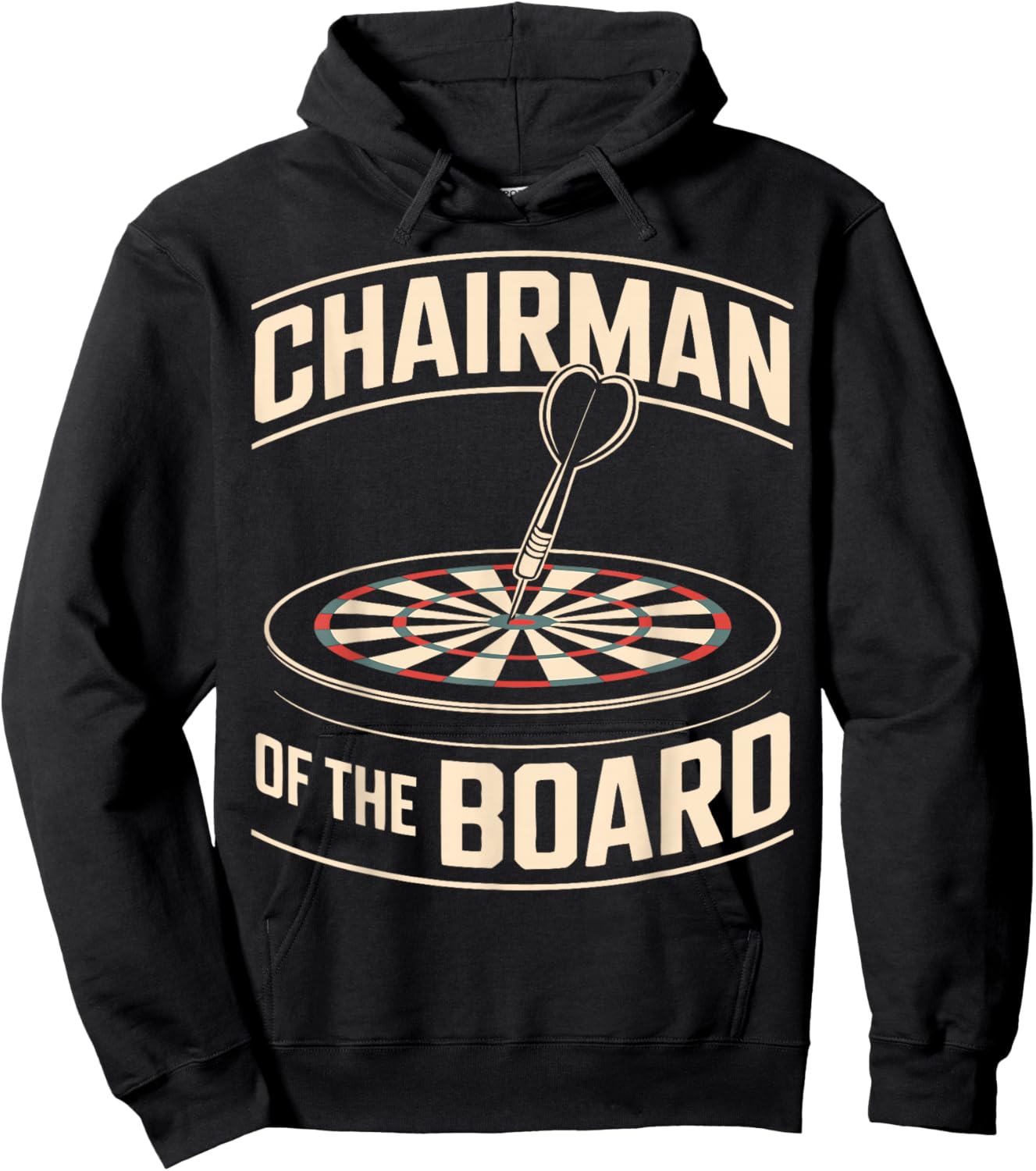 Funny Darts Player Humor Dartboard Hoodie - Hoodie | Black