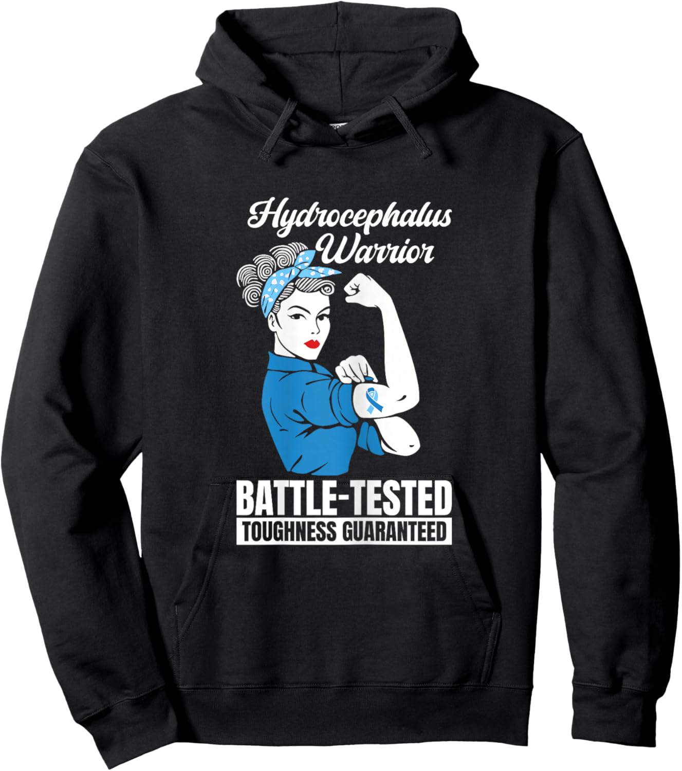 Hydrocephalus Awareness Warrior Hoodie - Hoodie | Black