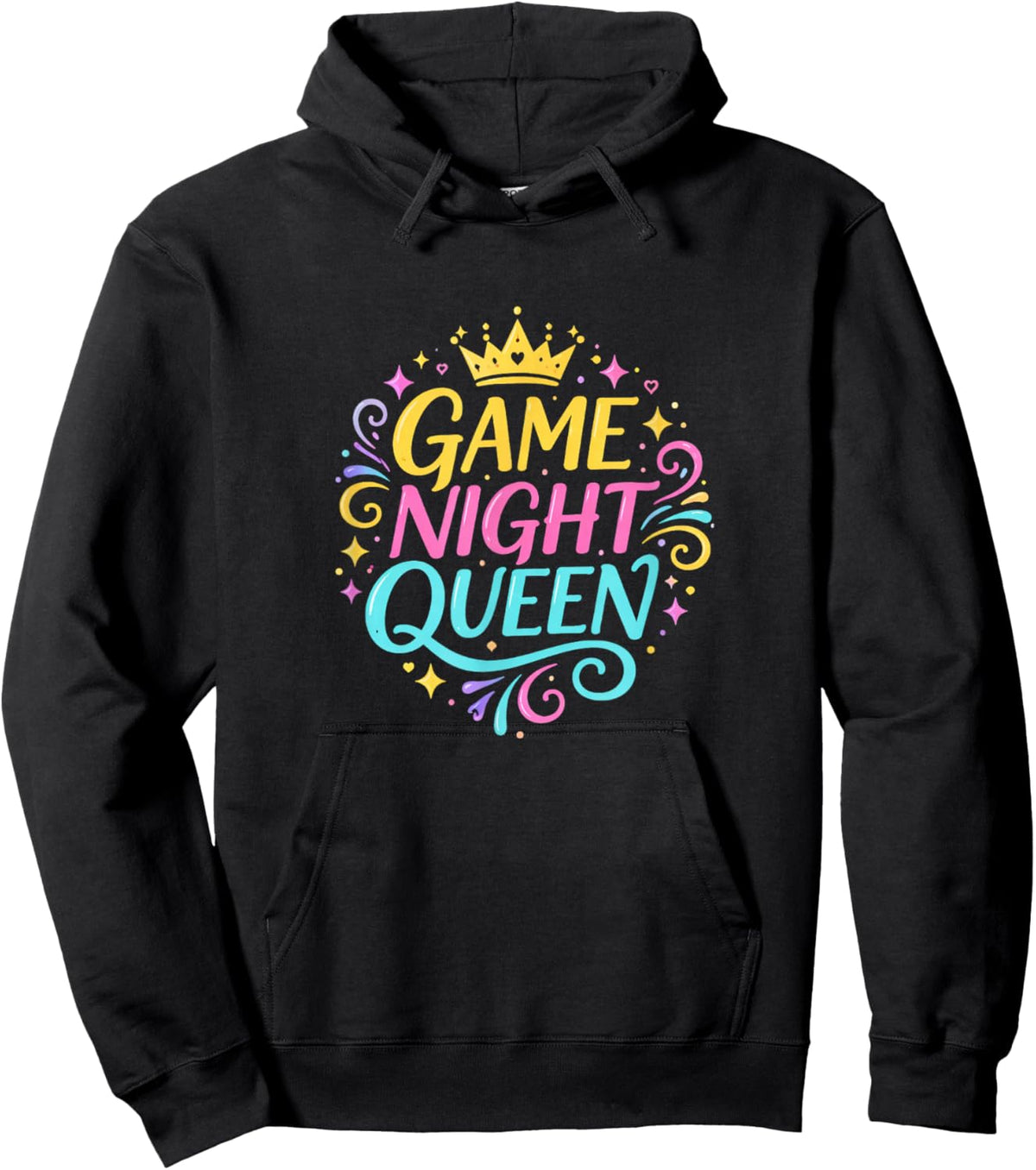 T-Shirt Hoodie - Hoodie | Black