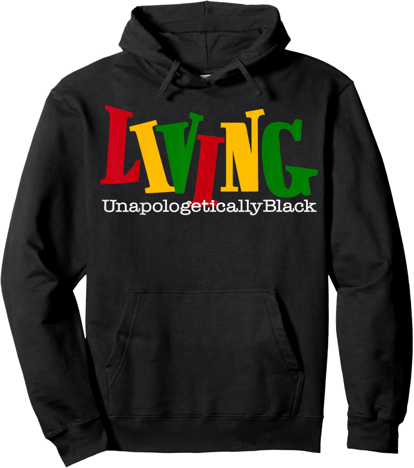 Living Unapologetically Black Juneteenth Queen King Melanin Hoodie - Hoodie | Black
