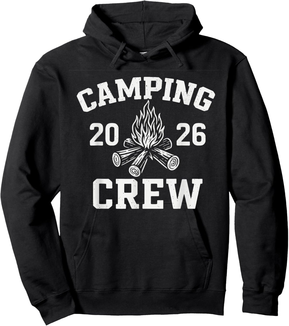 Retro Group Camper Trip Family Matching Camping Crew 2026 Hoodie - Hoodie | Black