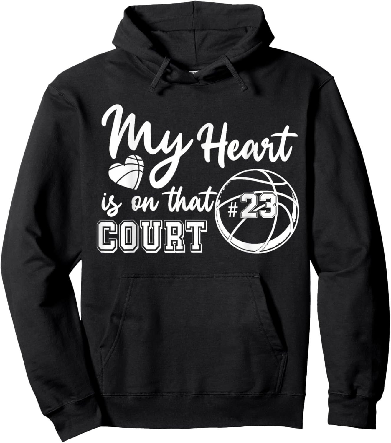 Costume That's My Senior Number 23 That's My Senior Game Day Hoodie - Hoodie | Black