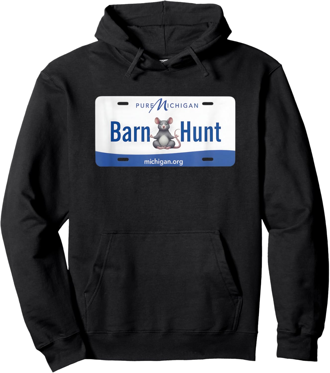 Barn Hunt Lover - Barn Hunt in Michigan Hoodie - Hoodie | Black