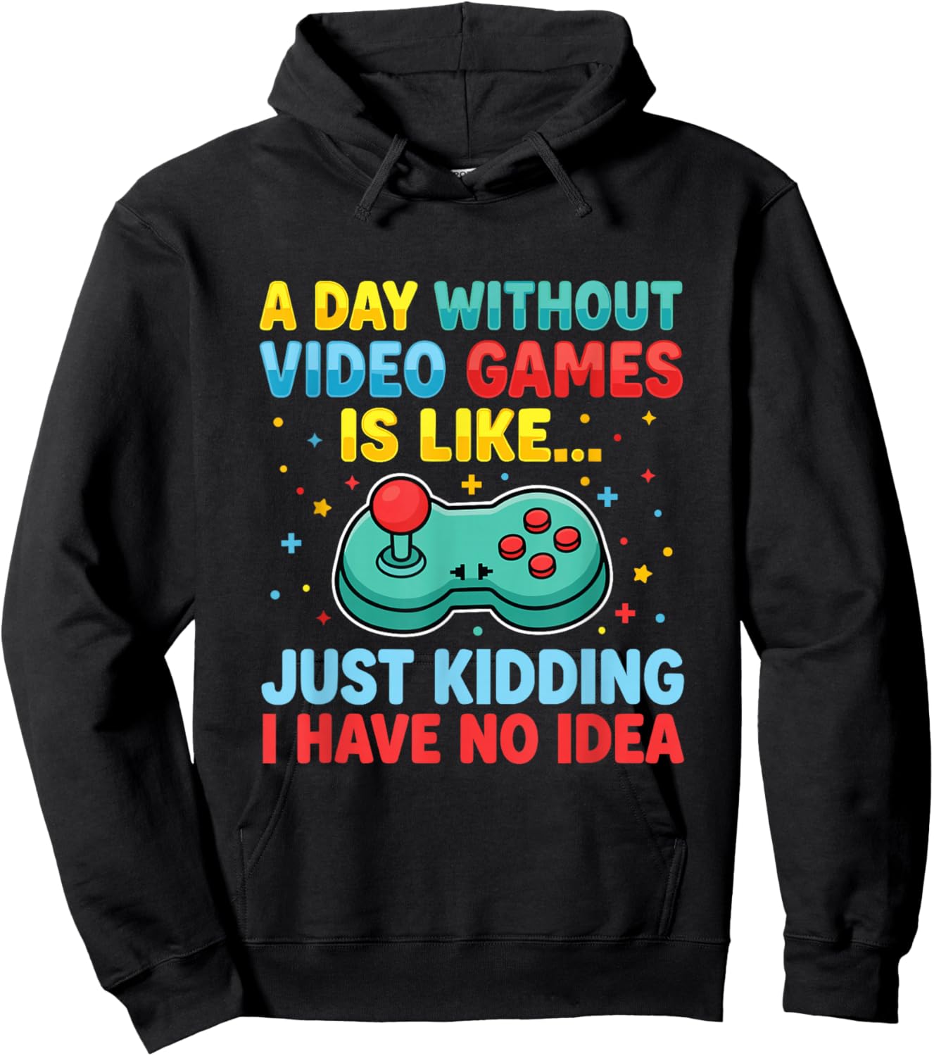 Funny Gamer Saying Men Boys Teens Video Gaming Hoodie - Hoodie | Black