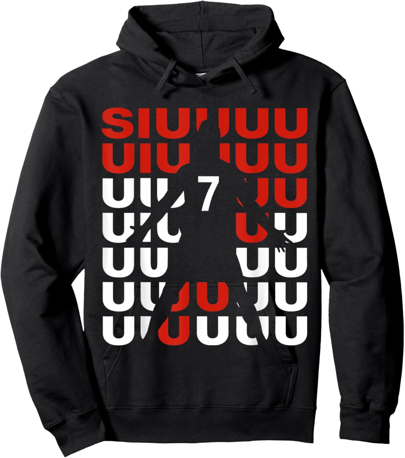 Siuuuu Funny Soccer Present for Soccer Lovers Fan Kid's Boys Hoodie - Hoodie | Black