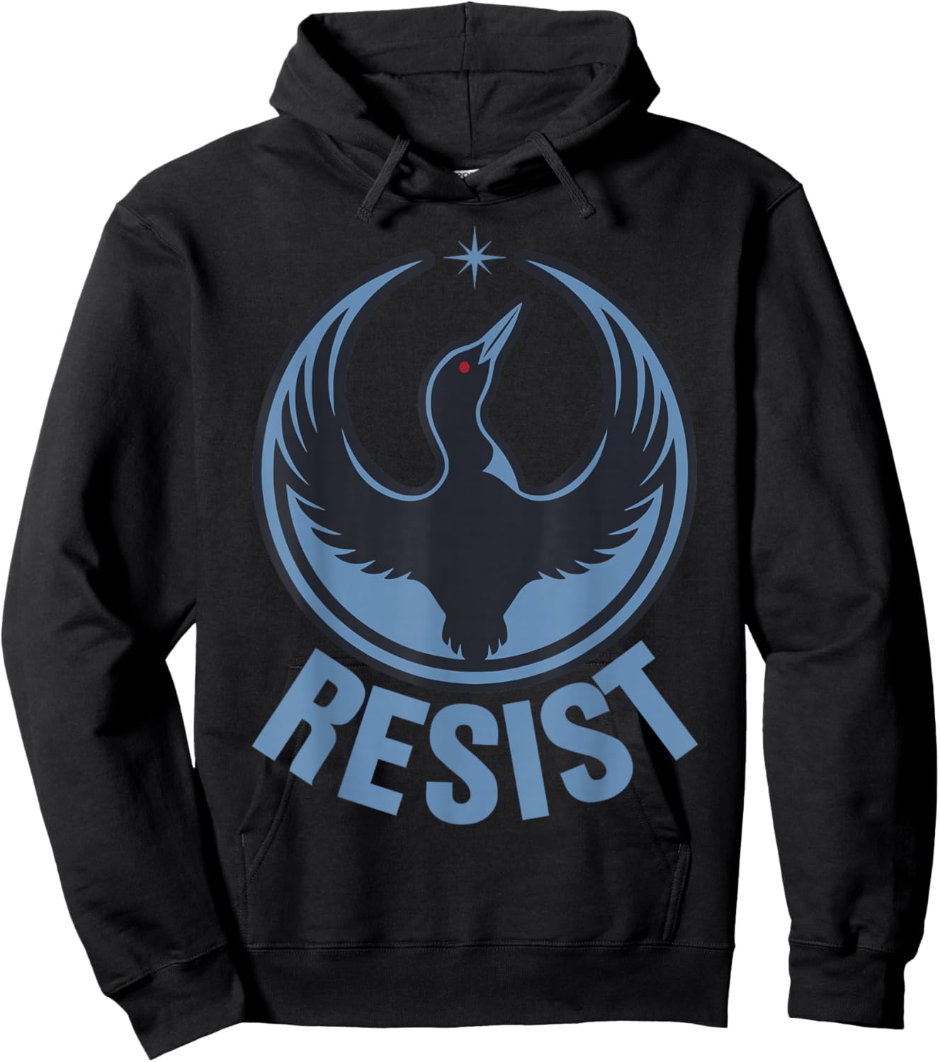 Minnesota Rebel Loon Alliance Resist Symbol MN Hoodie - Hoodie | Black