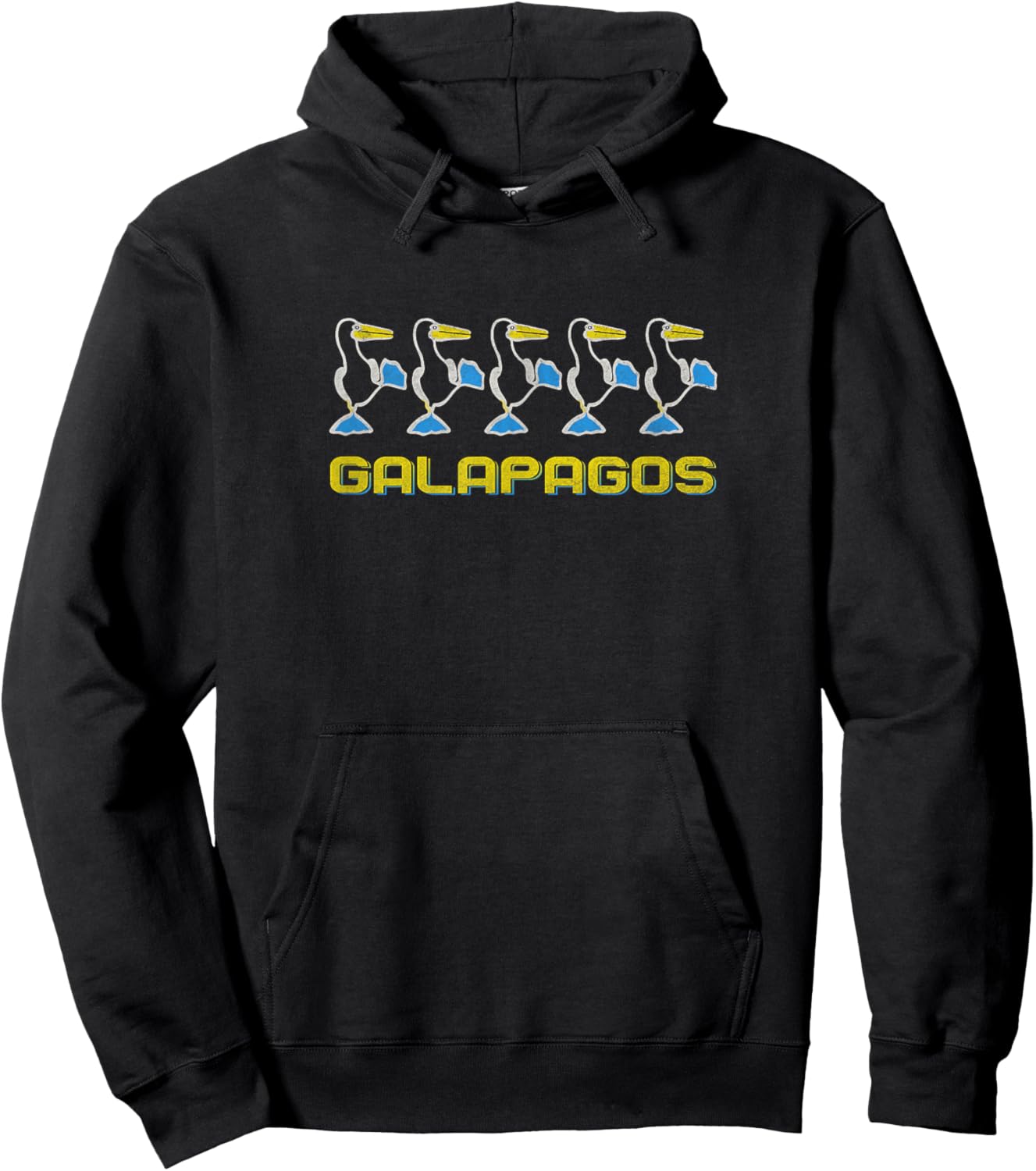 Galapagos Ecuador Souvenirs Seabirds Graphic Hoodie - Hoodie | Black