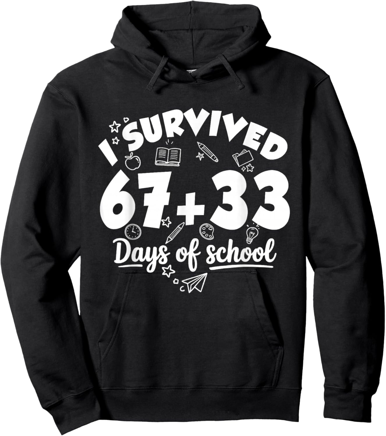for Teacher Kids 100th Days Hoodie - Hoodie | Black