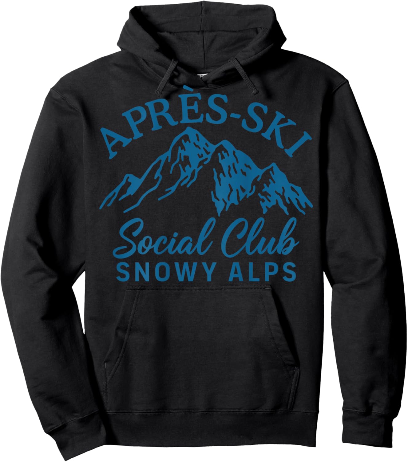 Apres Ski Social Club Snowy Alps Hoodie - Hoodie | Black