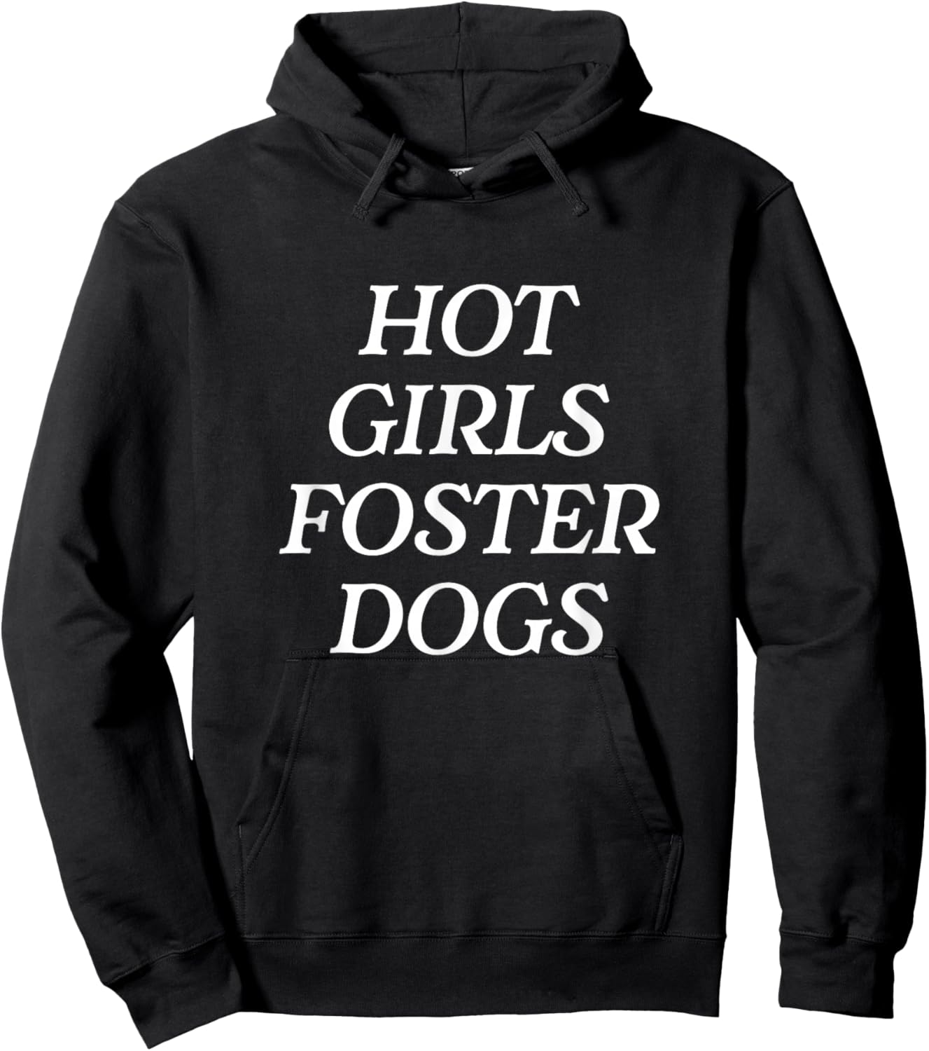 Hot Girls Foster Dogs - Dog Mom Rescue Hoodie - Hoodie | Black