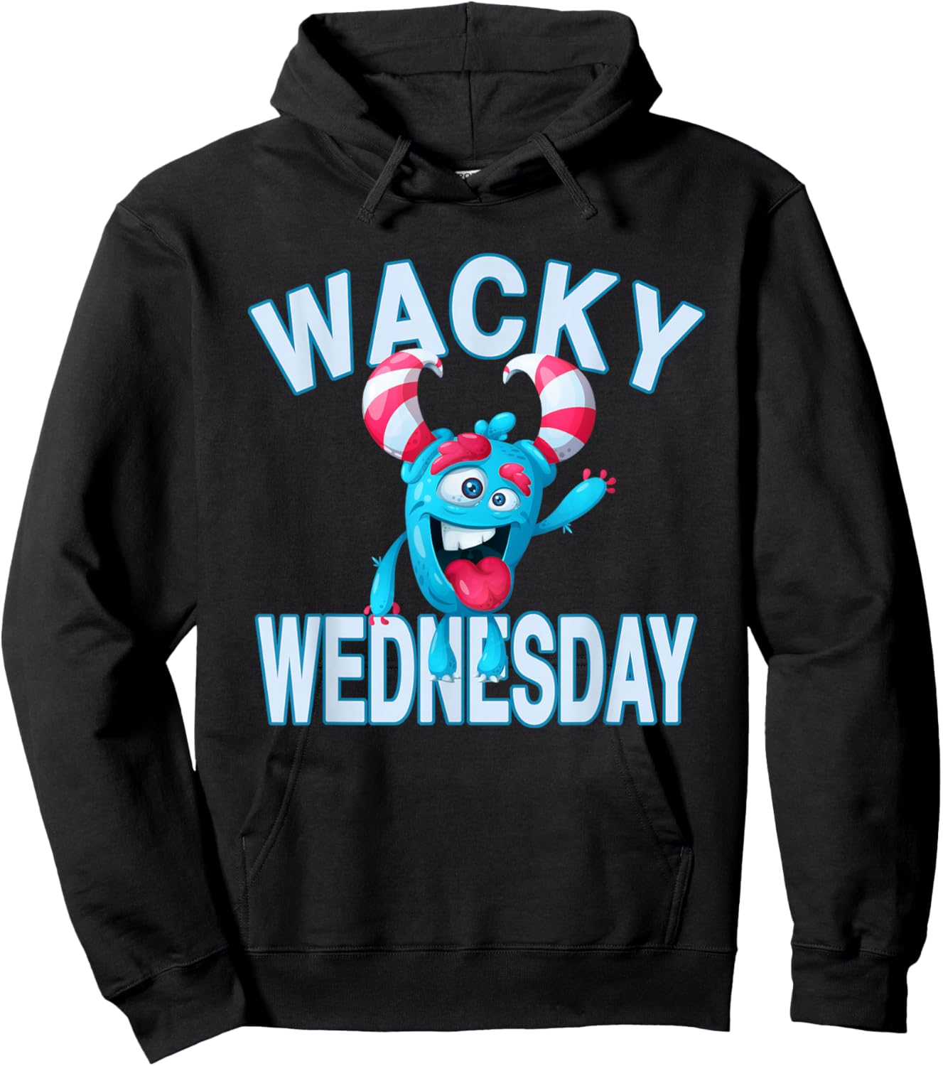 Wacky Wednesday Kids and Teachers | Mismatch Day Spirit Week Hoodie - Hoodie | Black