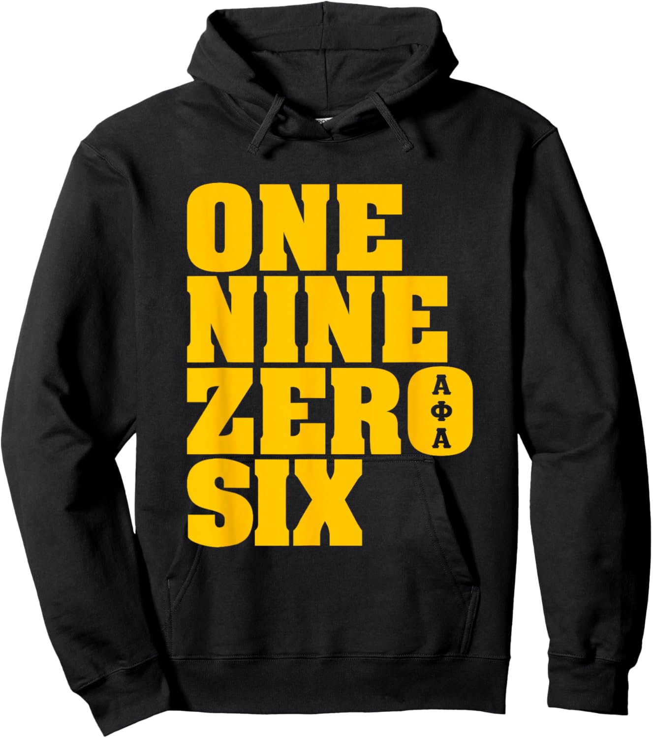 Alpha African 1906 Fraternity Matching Hoodie - Hoodie | Black