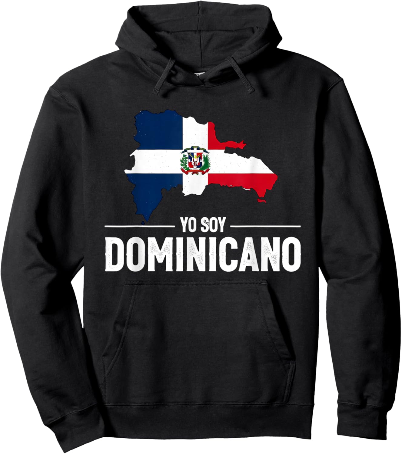 Yo Soy Dominicano Dominican Republic Flag Hoodie - Hoodie | Black