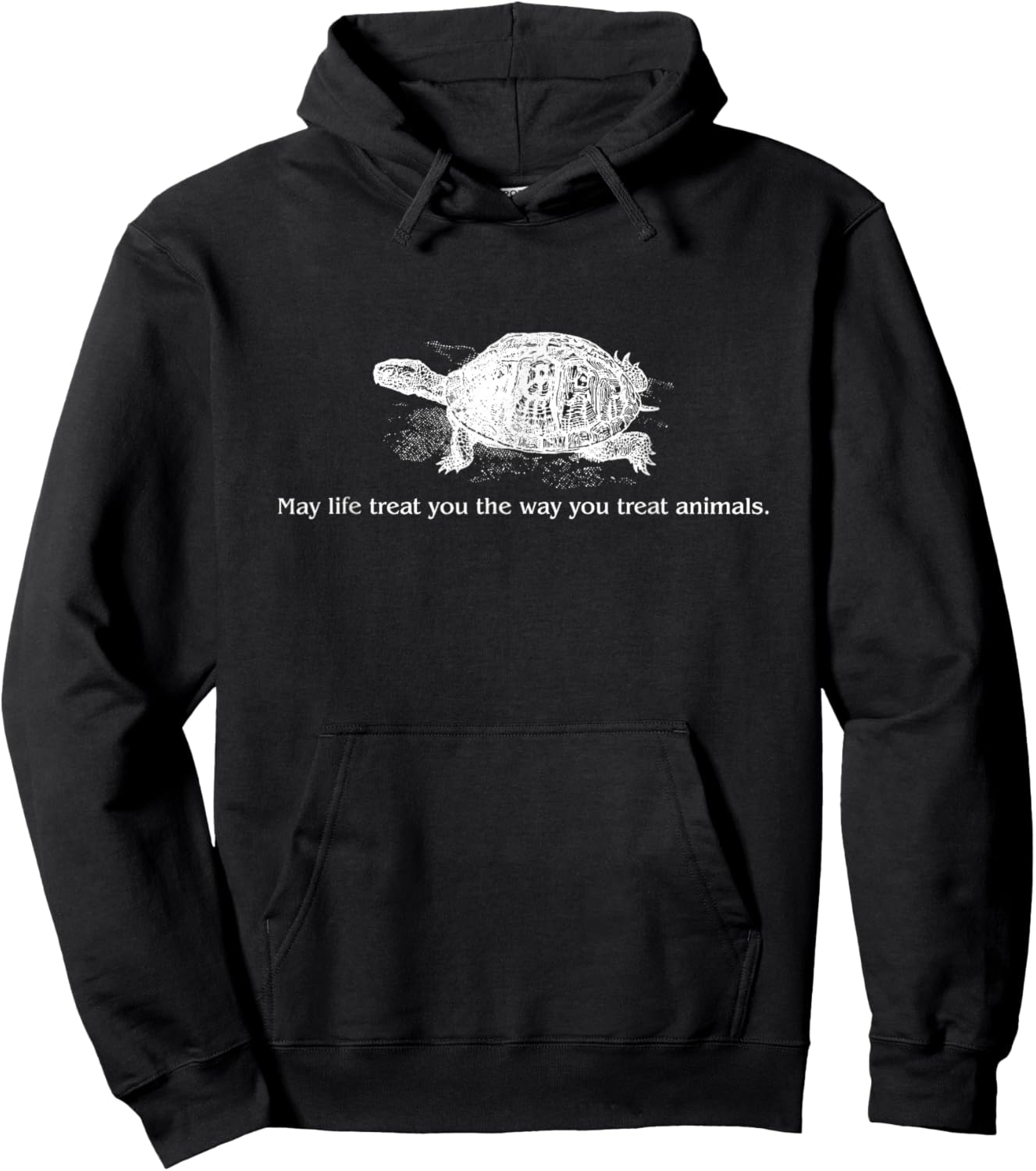 May Life Treat You The Way You Treat Animals Rights Hoodie - Hoodie | Black