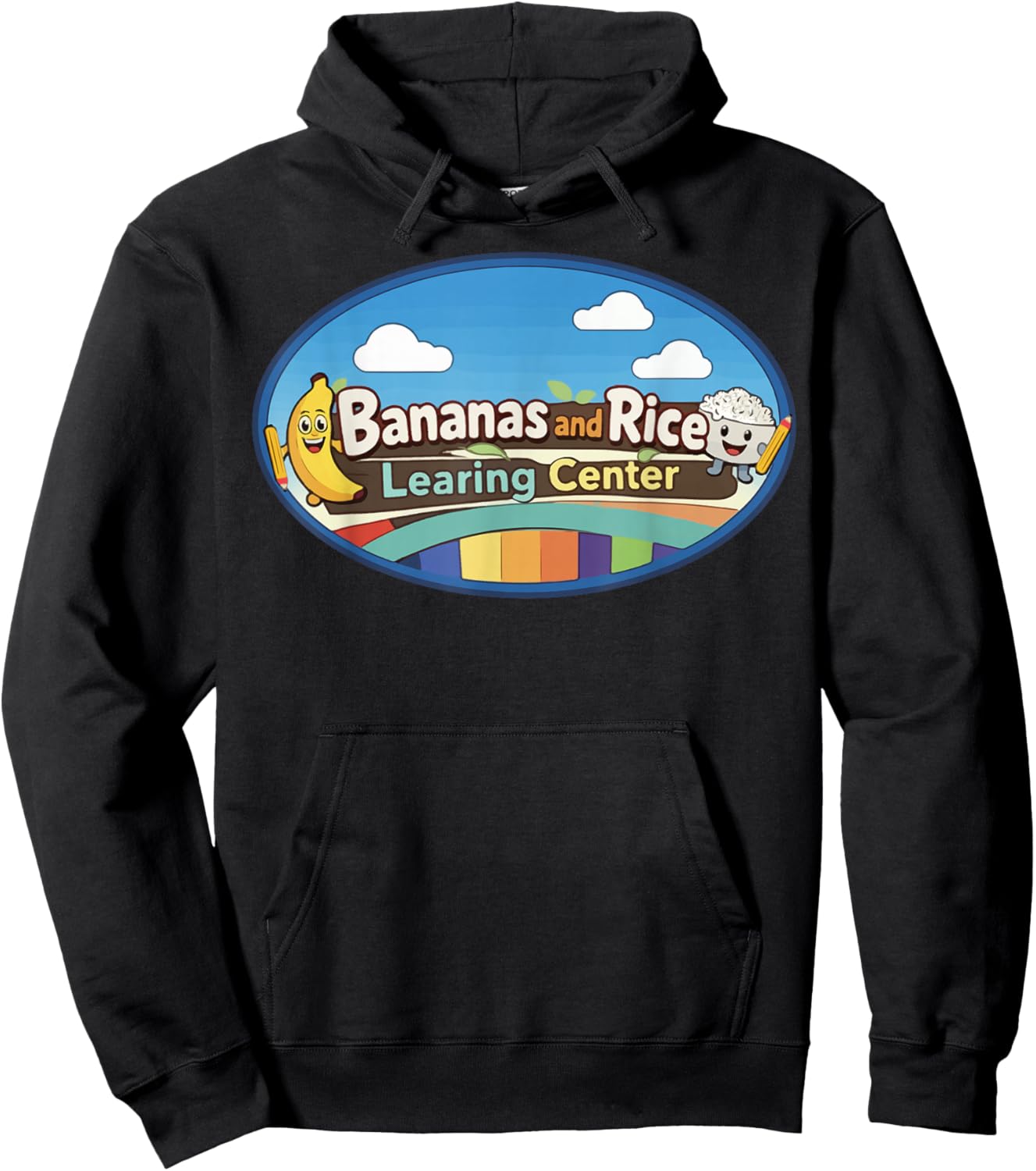 Bananas and Rice Learing Center Hoodie - Hoodie | Black