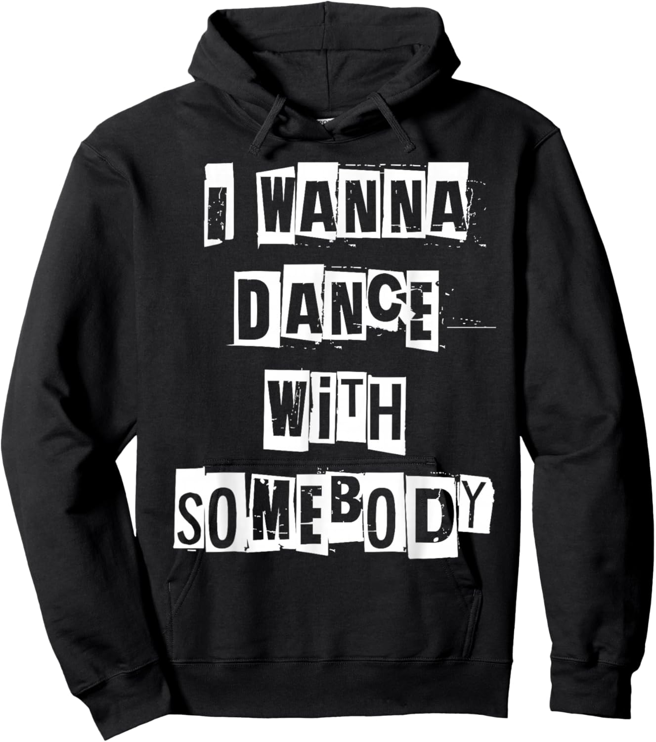I Wanna Dance with Somebody Hoodie - Hoodie | Black
