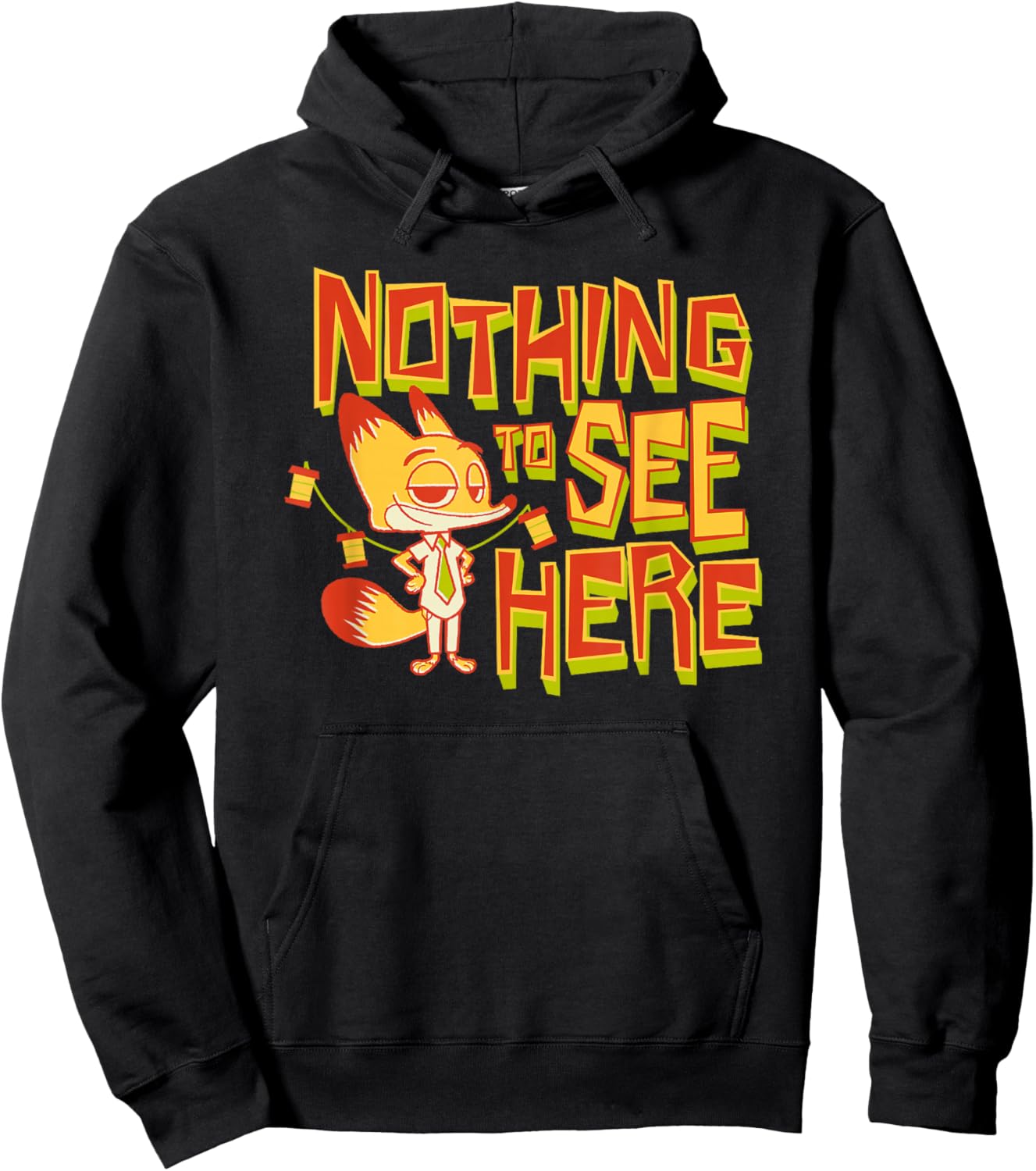 Disney Zootopia 2 Nothing to See Here Nick Wilde Hoodie - Hoodie | Black
