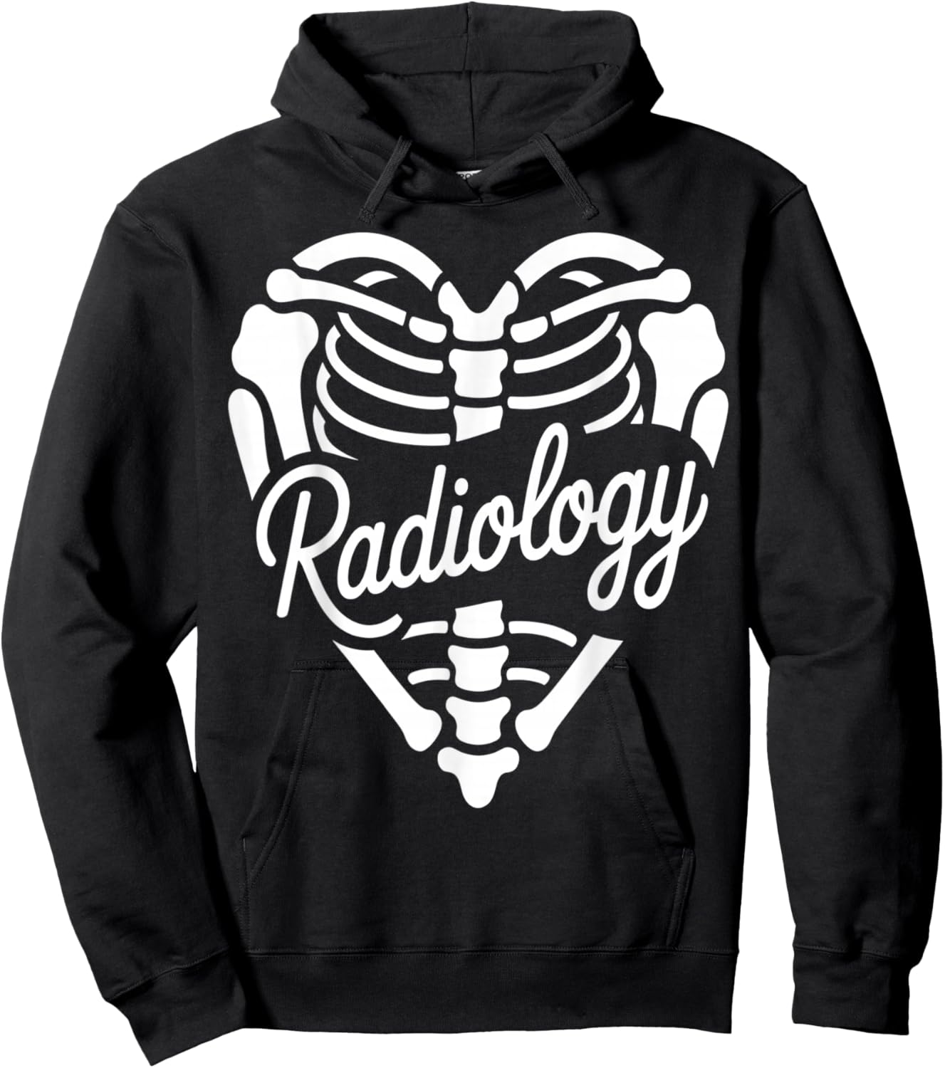 Radiology Heart Skeleton Xray Tech Hoodie - Hoodie | Black