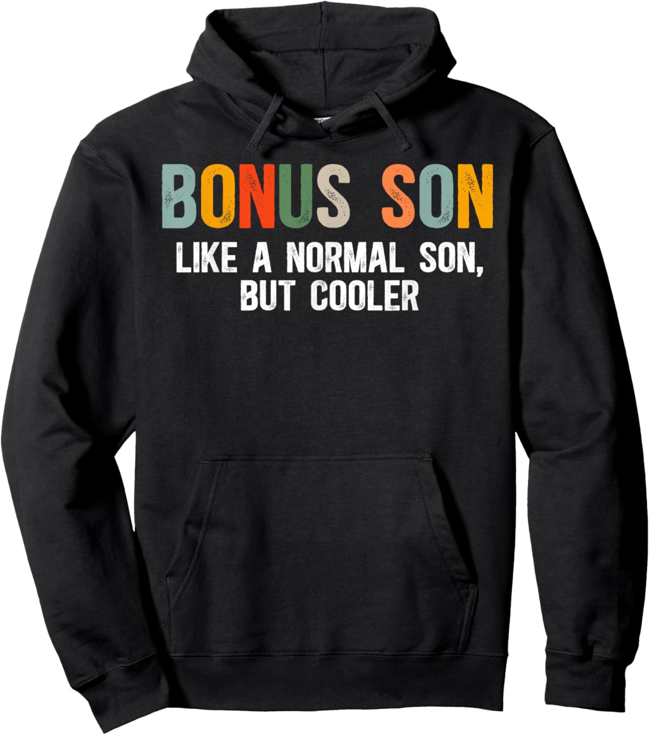 Bonus Son Definition Step Son Hoodie - Hoodie | Black