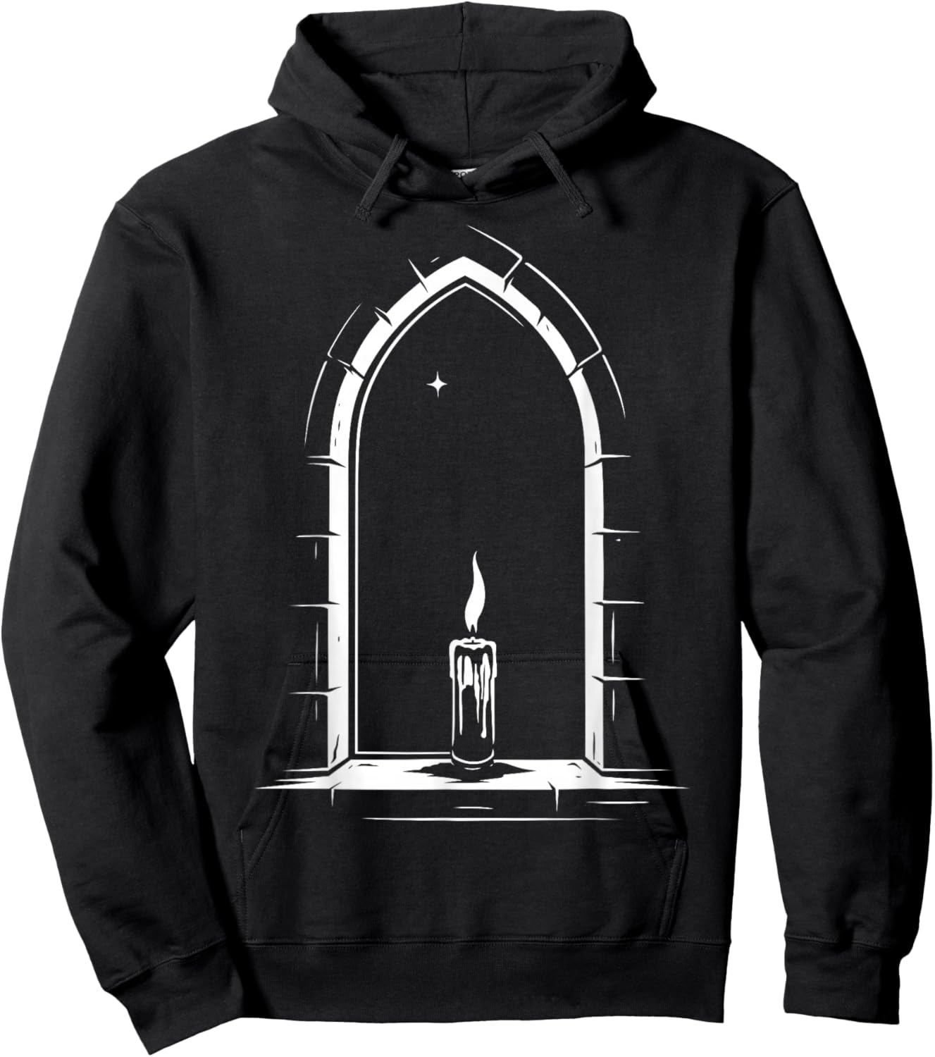 Imbolc Candle Symbol Seasonal Light Motif Pagan Festival Hoodie - Hoodie | Black
