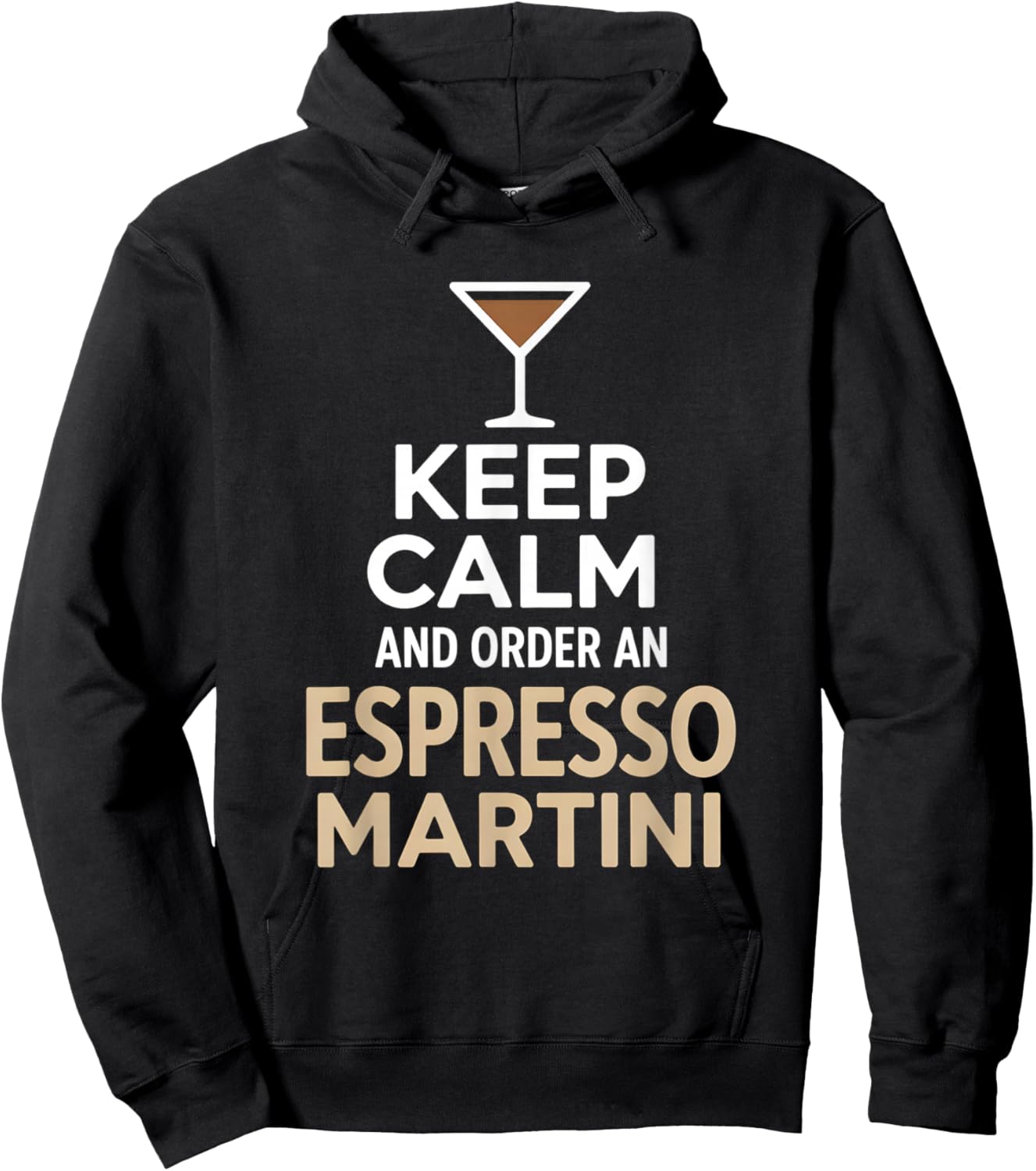 Keep Calm and Order an Espresso Martini Hoodie - Hoodie | Black
